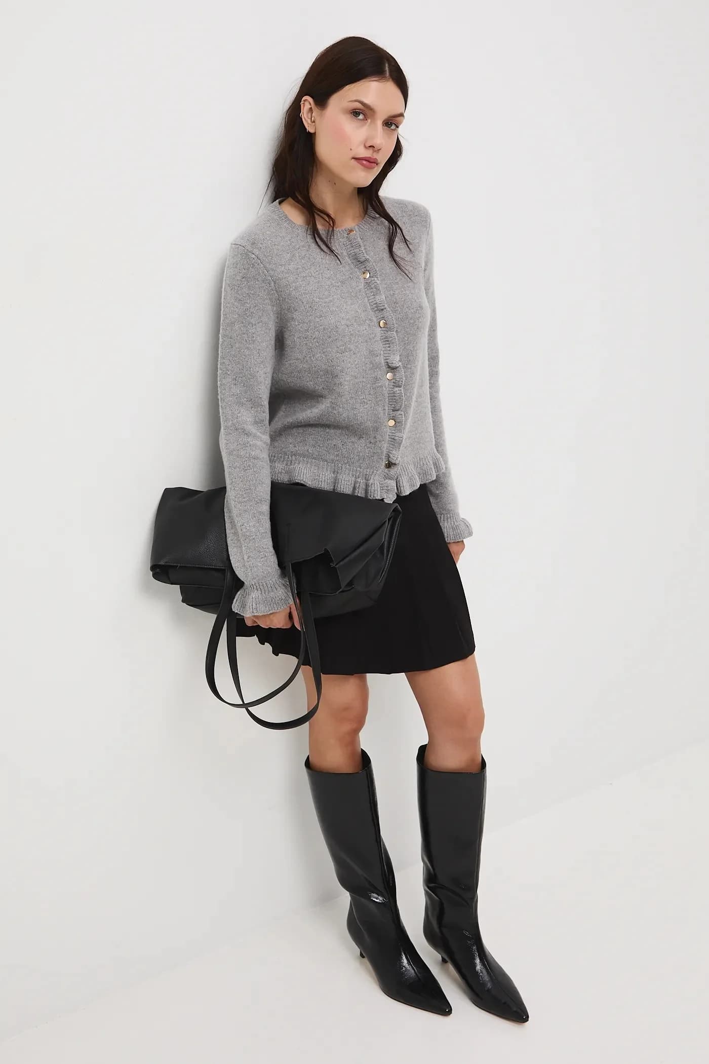 Кардиган с шерстью