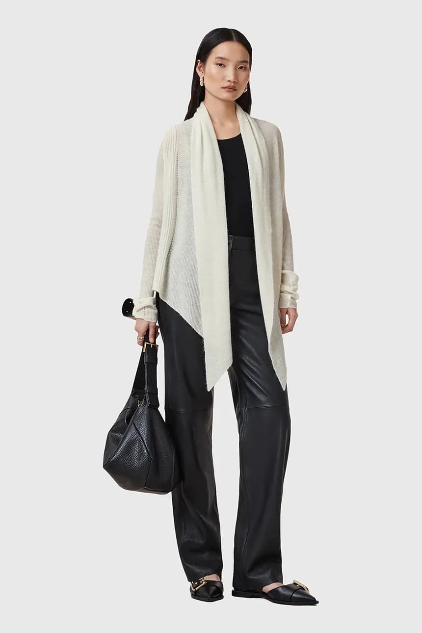 Кардиган из смесовой шерсти HARPER - фото 6