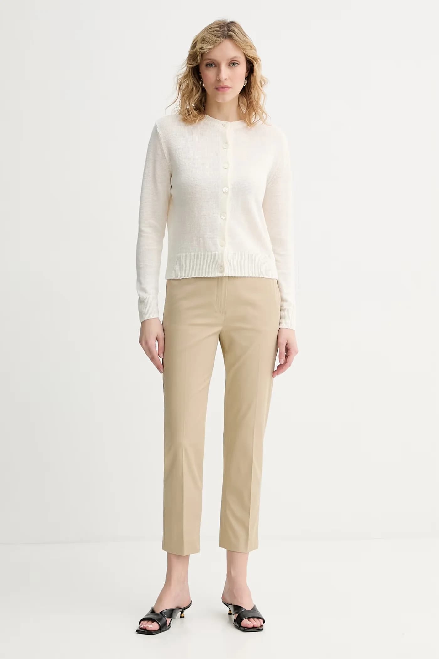 Женский льняной кардиган BADIA. - фото 2