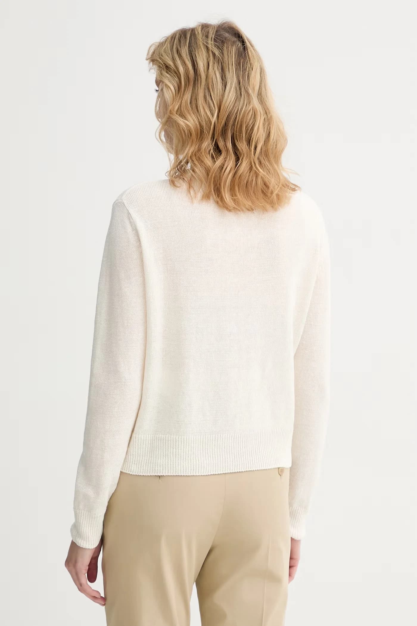 Женский льняной кардиган BADIA. - фото 3