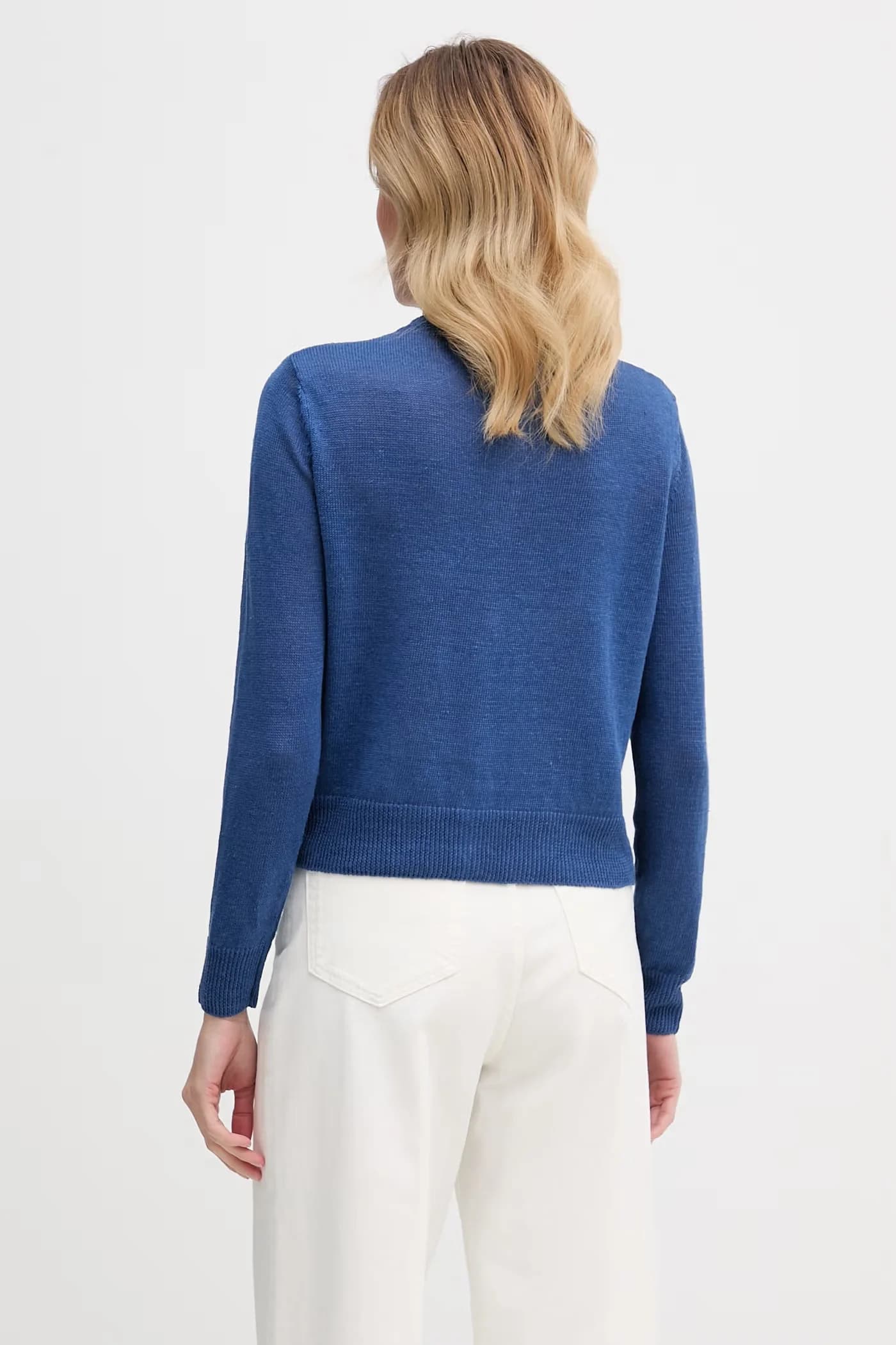 Женский льняной кардиган BADIA. - фото 3