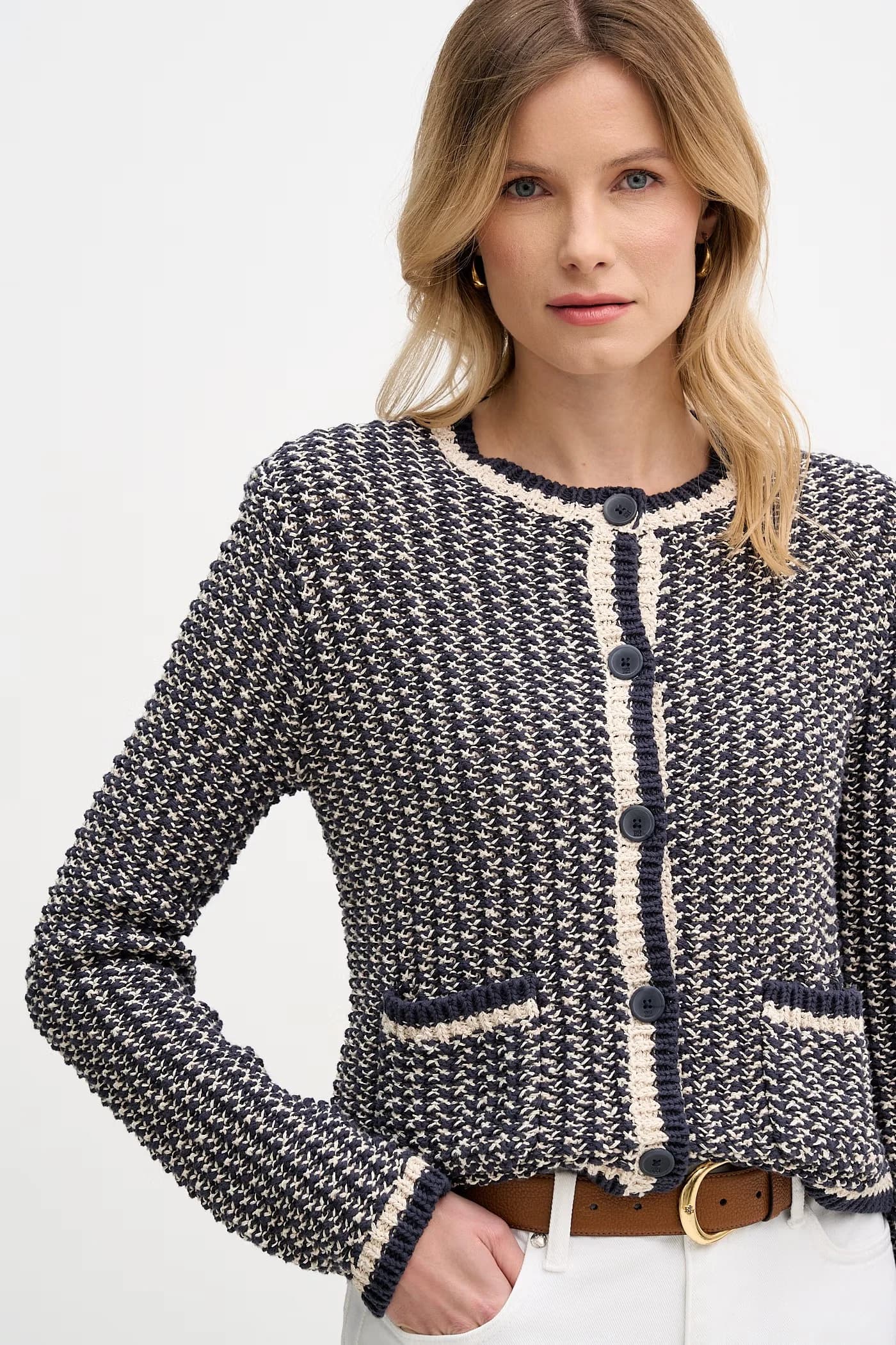 Женский хлопковый кардиган - фото 4