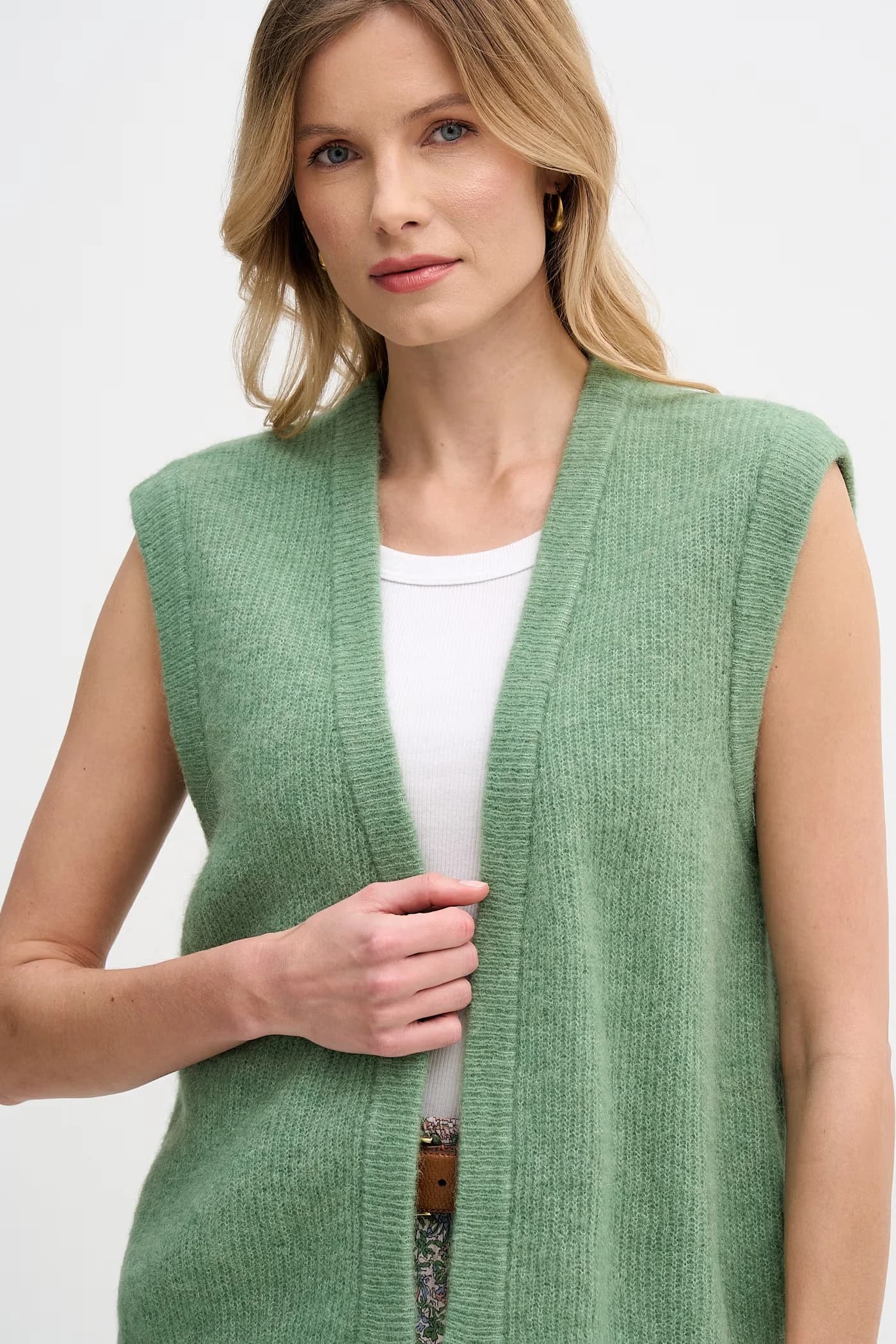 Женский кардиган из шерсти Тора - фото 4