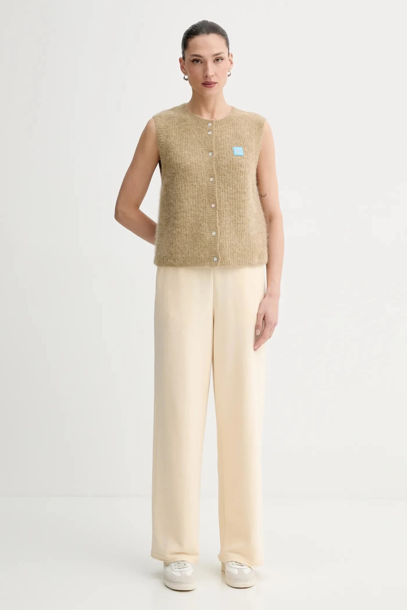 Жилет из смесовой шерсти - фото 2