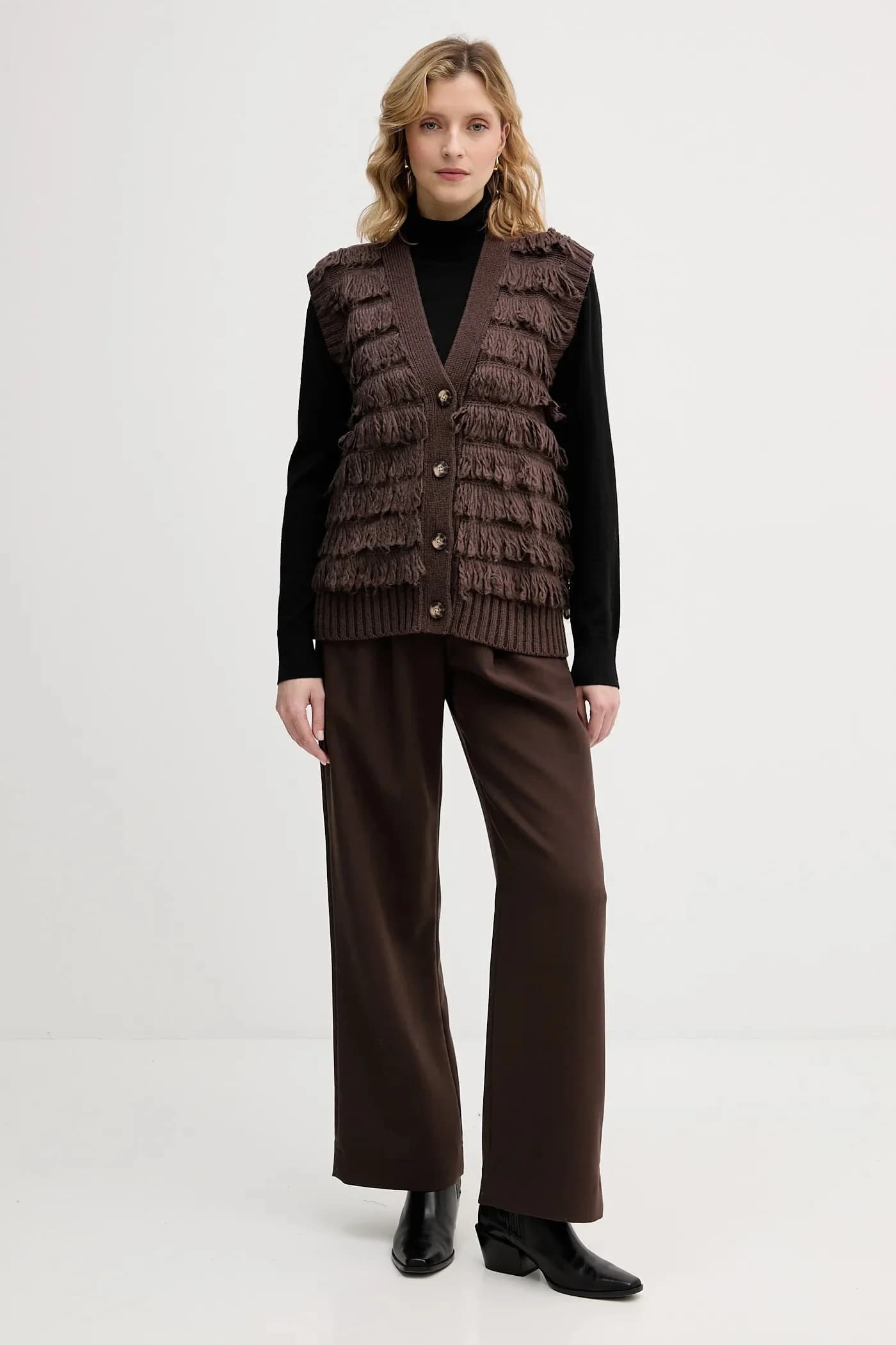 Жилет с добавлением шерсти - фото 2