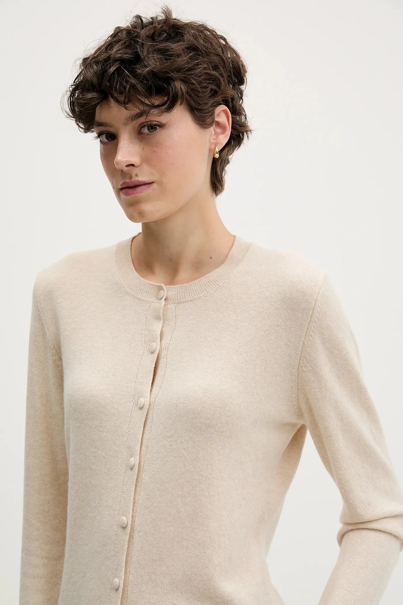 Кардиган из смесовой шерсти - фото 4