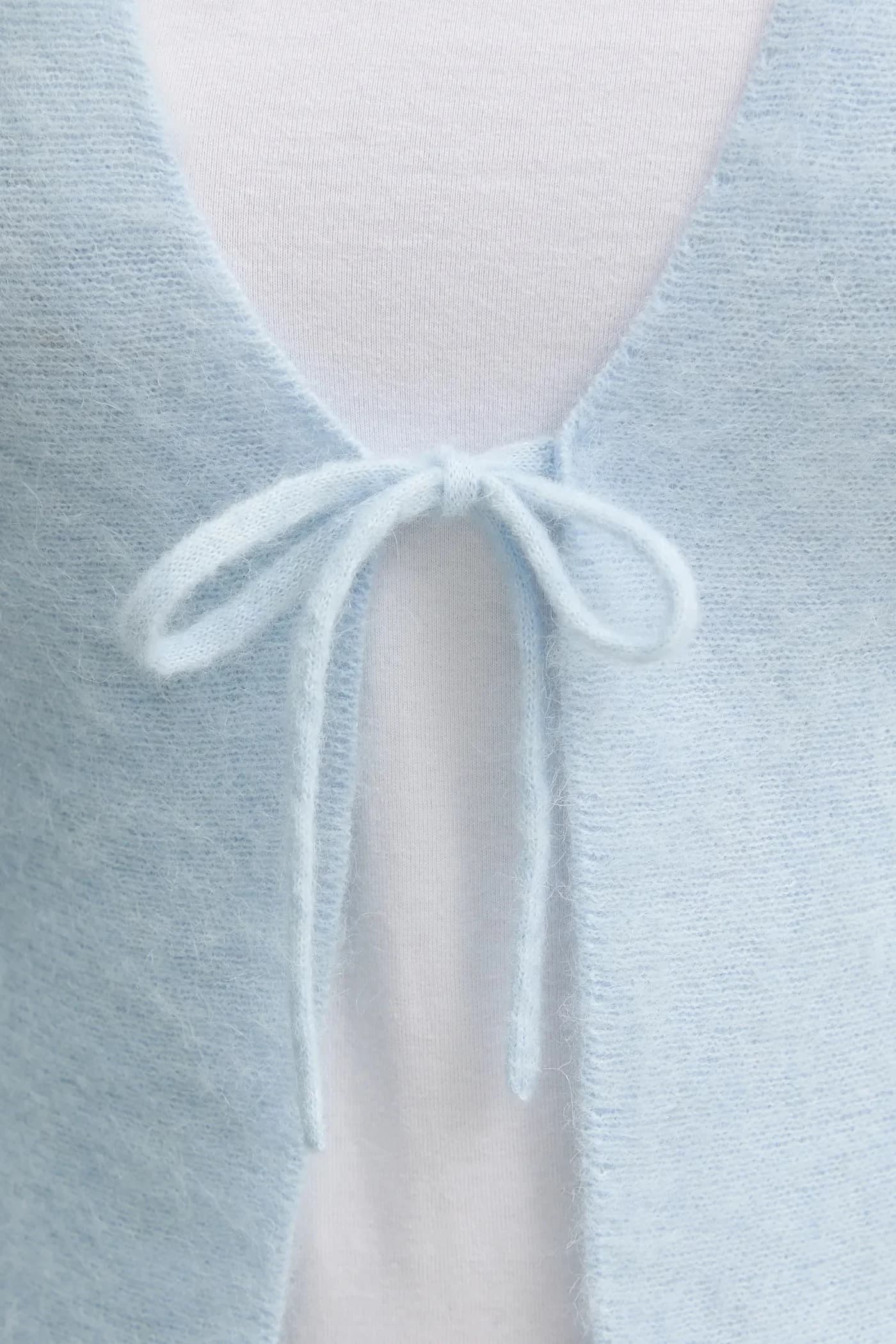 Кардиган из шерсти C_Farfal - фото 5