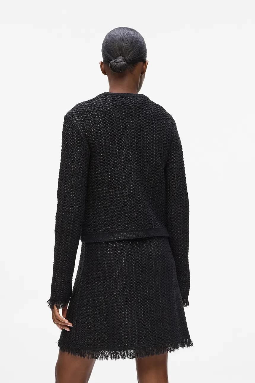 Кардиган из смесовой шерсти - фото 2