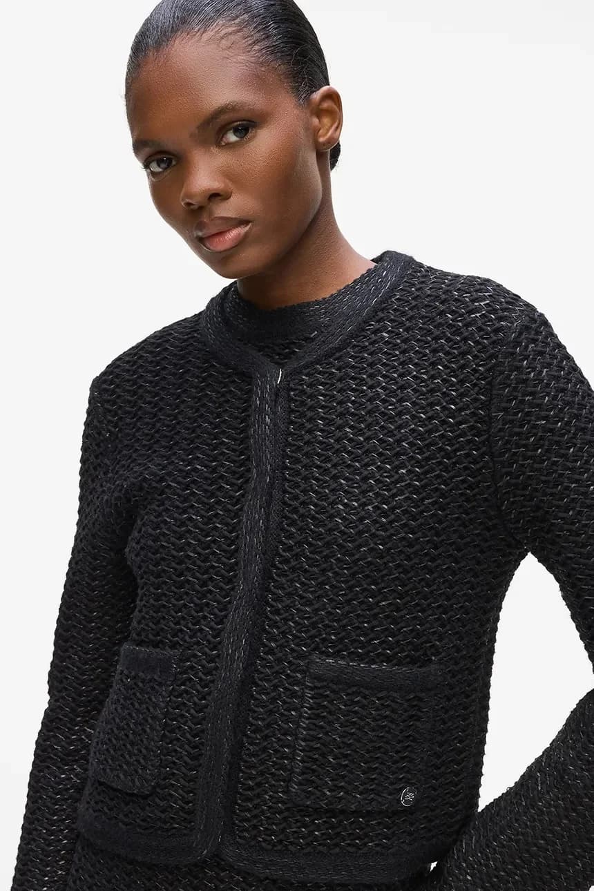 Кардиган из смесовой шерсти - фото 3