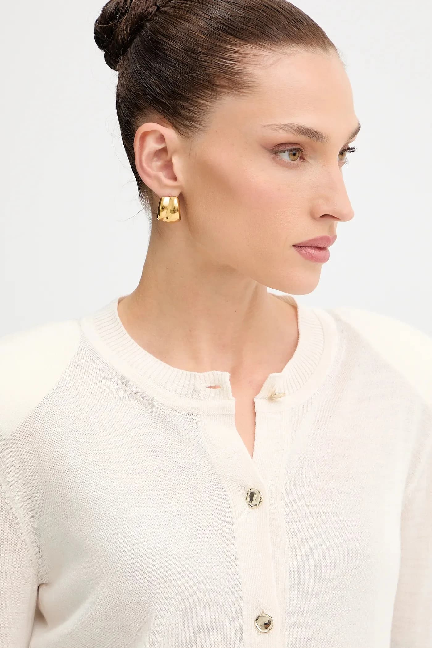 Шерстяной кардиган - фото 4