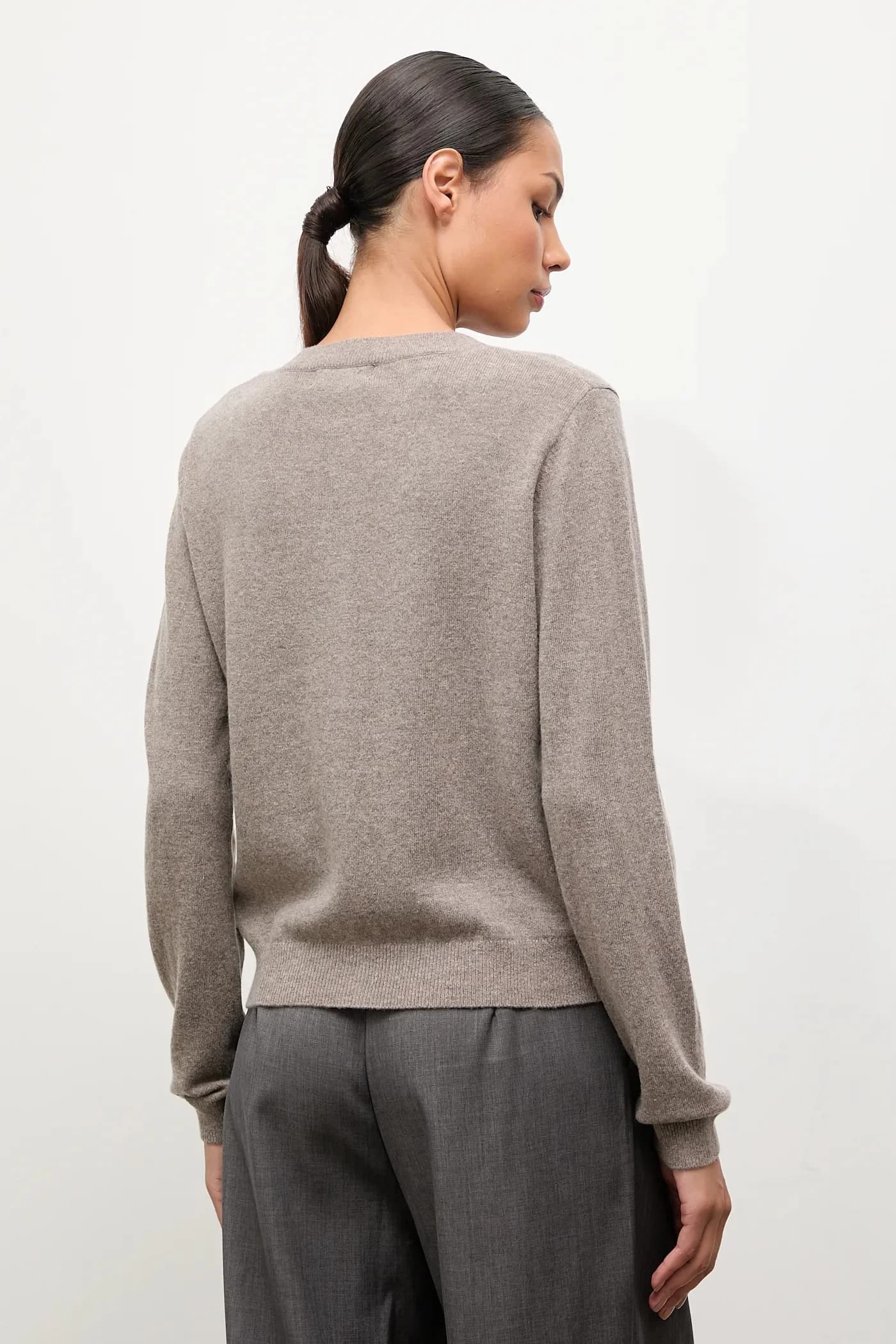 Кардиган из мериносовой шерсти с шарфом - фото 3