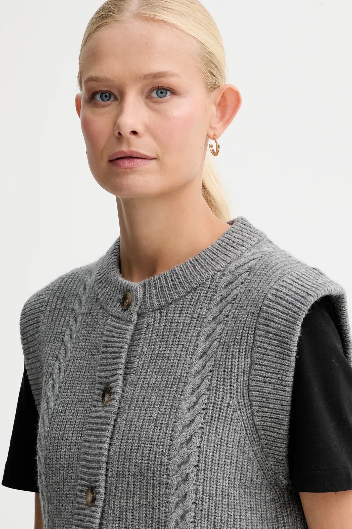 Жилет с добавлением шерсти - фото 4