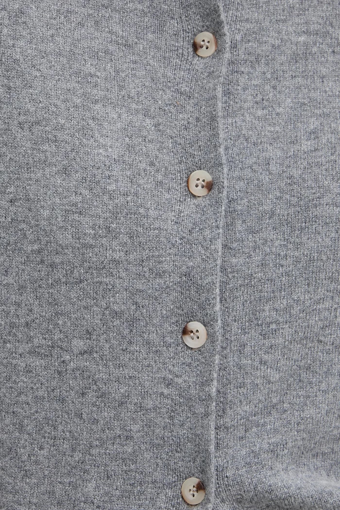 Кардиган из мериносовой шерсти с шарфом - фото 6