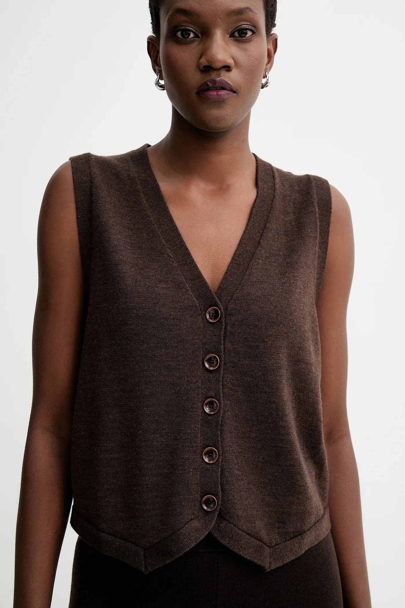 Шерстяной жилет - фото 4