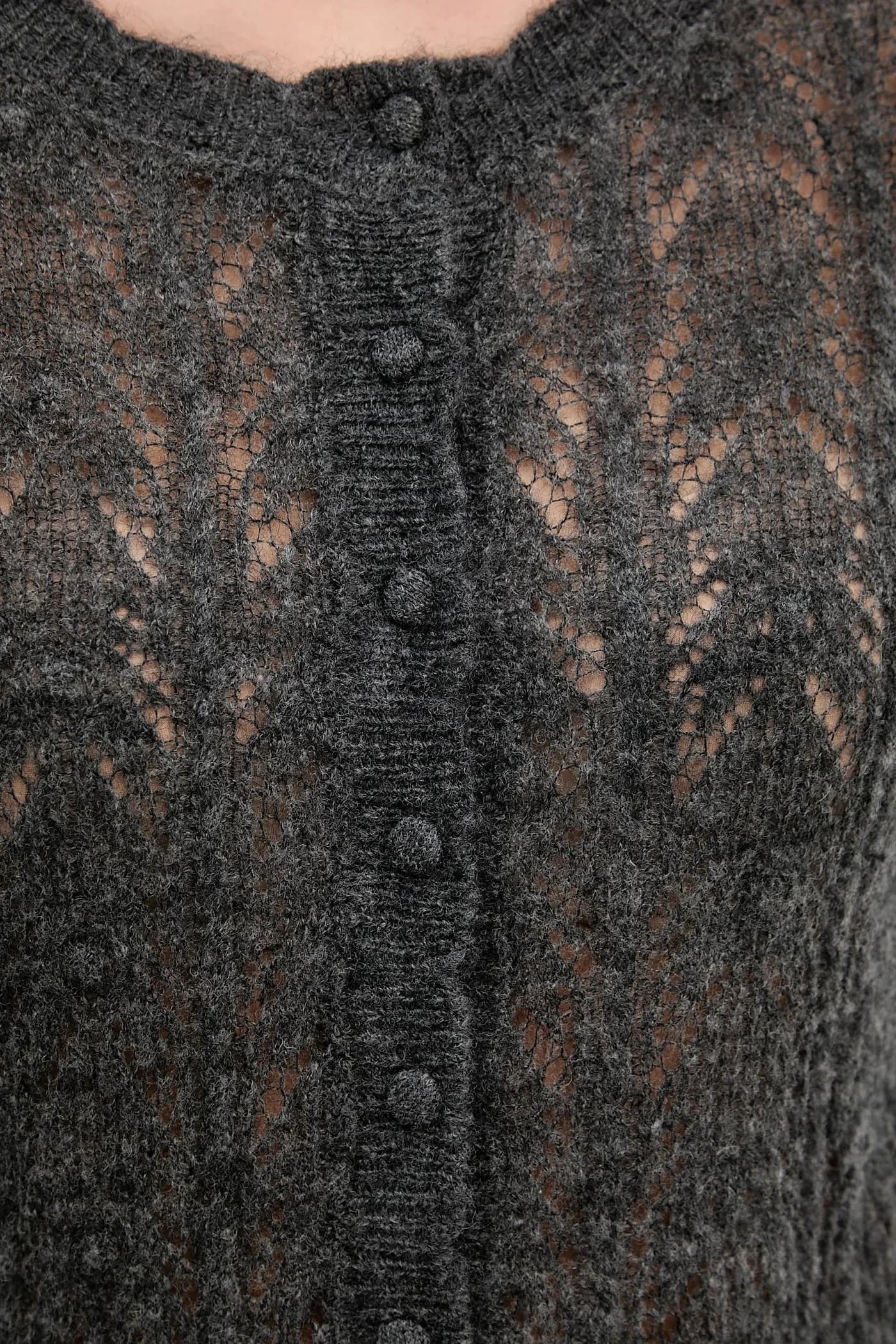 Кардиган с шерстью - фото 5