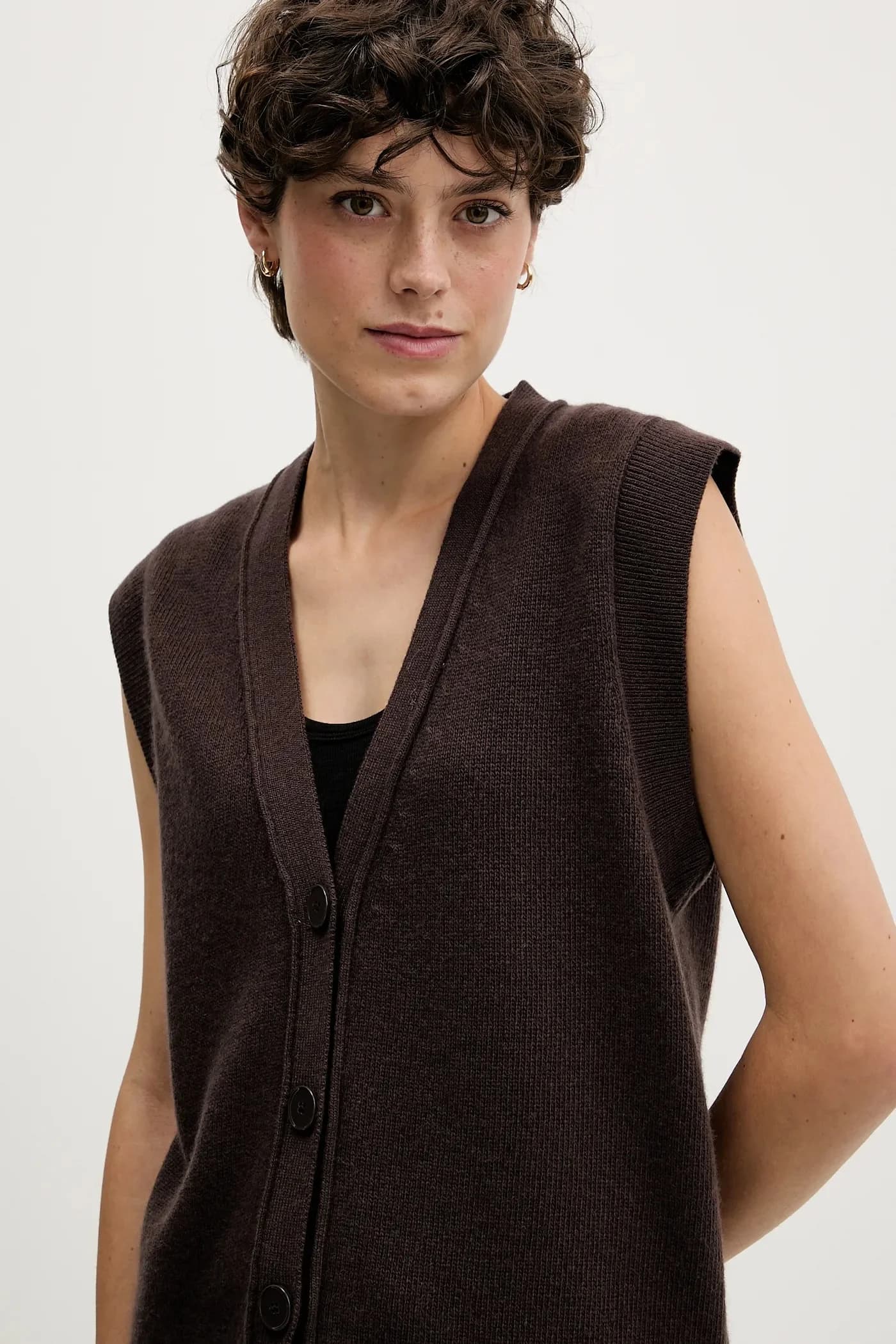 Жилет с добавлением шерсти - фото 4