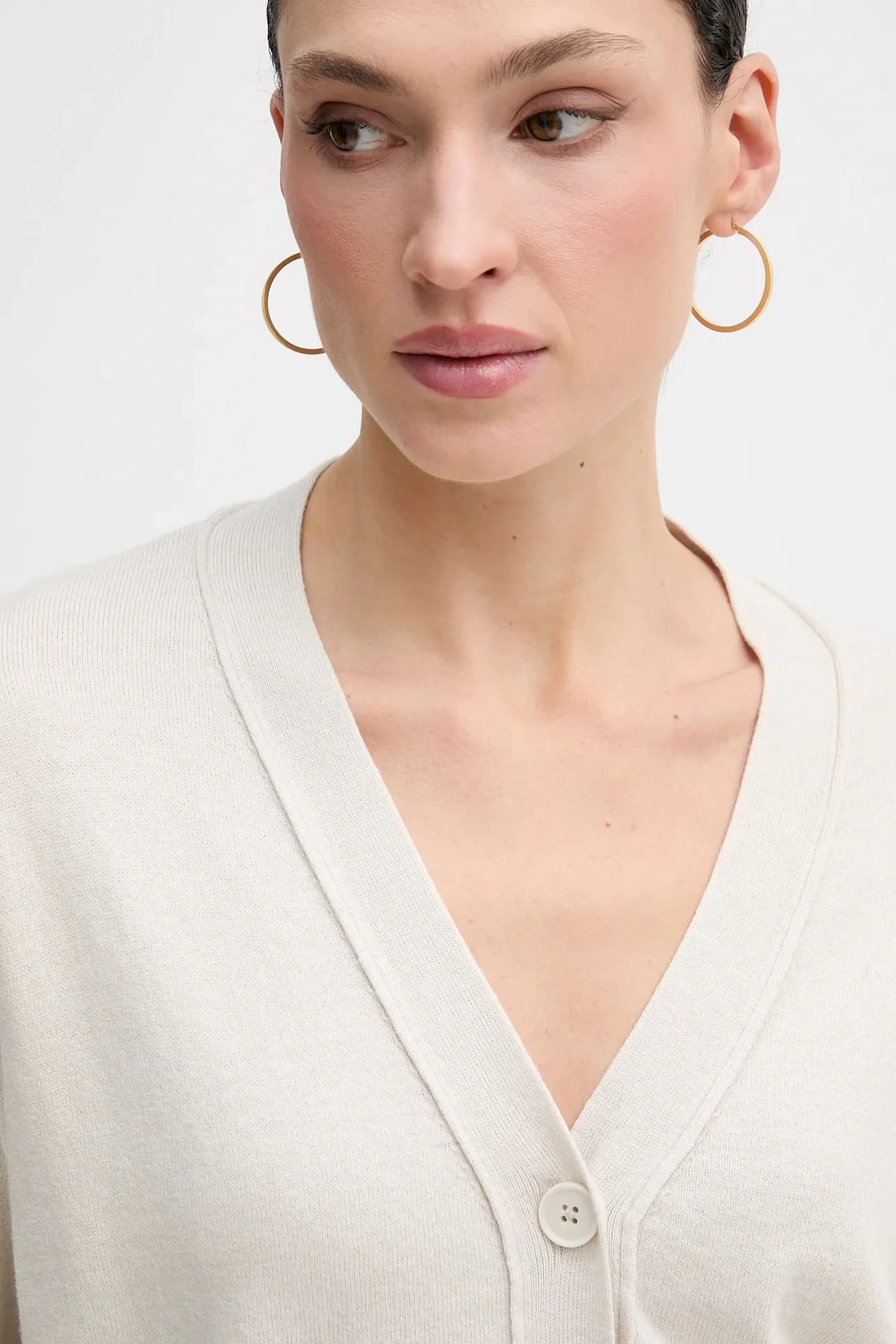 Кардиган из смесовой шерсти - фото 4