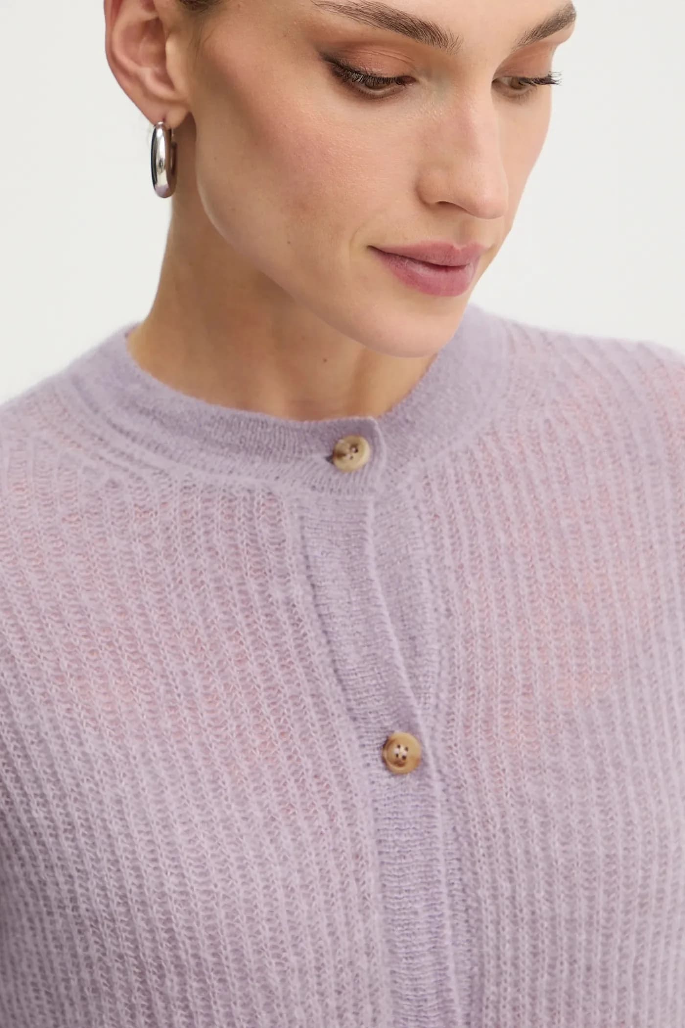 Кардиган из шерсти MEANDRO - фото 4