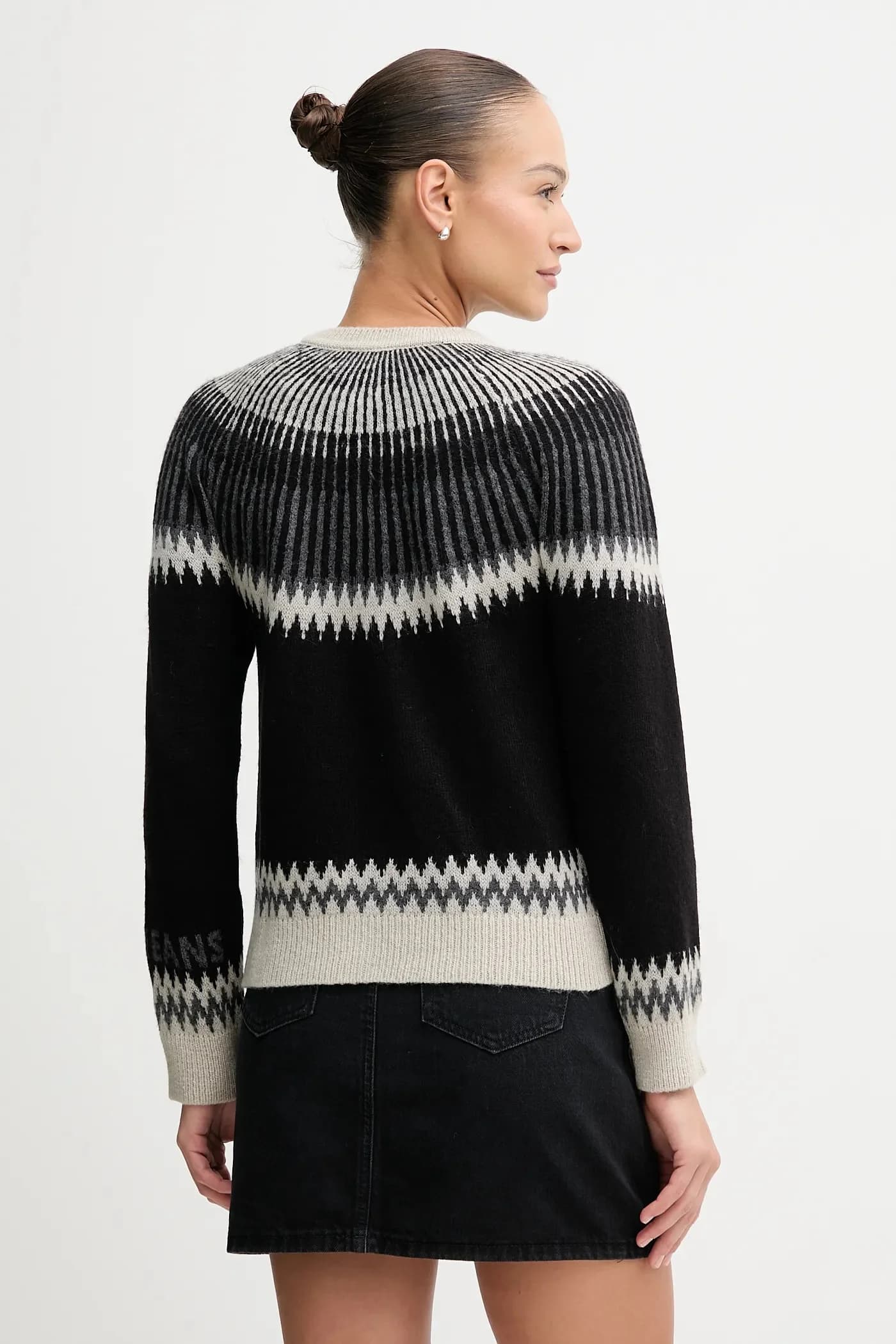 Кардиган из смесовой шерсти - фото 3