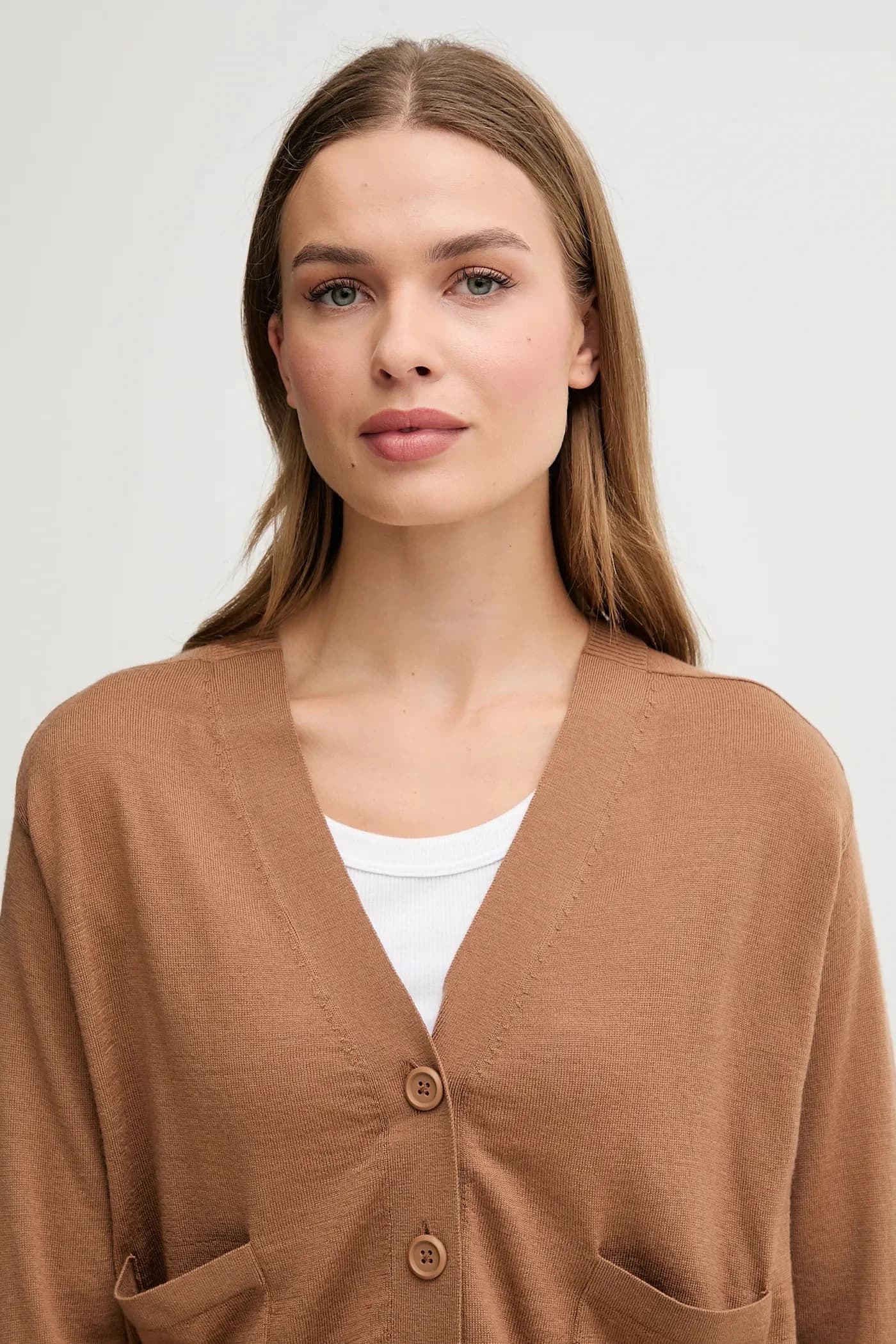 Шерстяной кардиган - фото 4