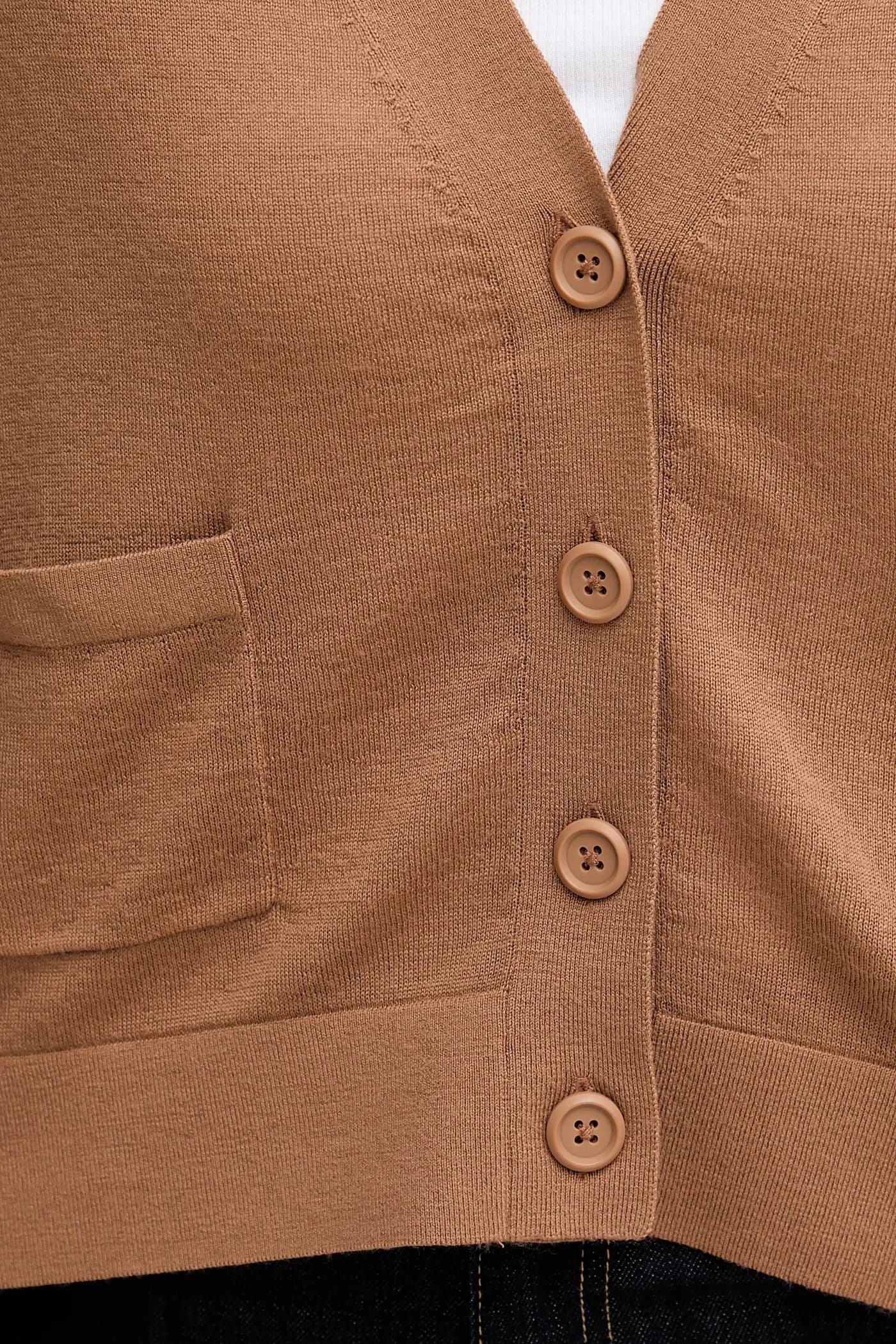 Шерстяной кардиган - фото 5