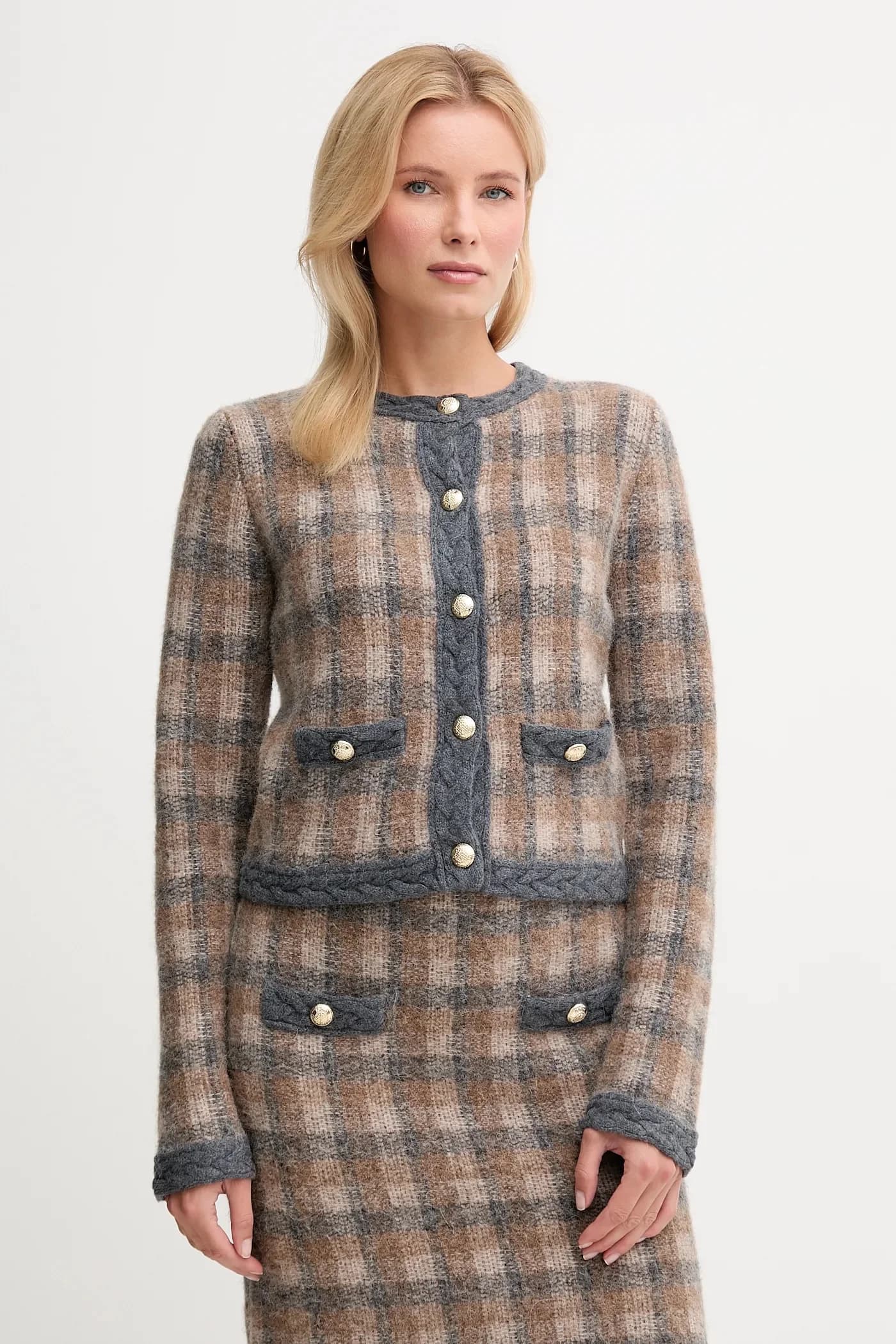 Кардиган с шерстью