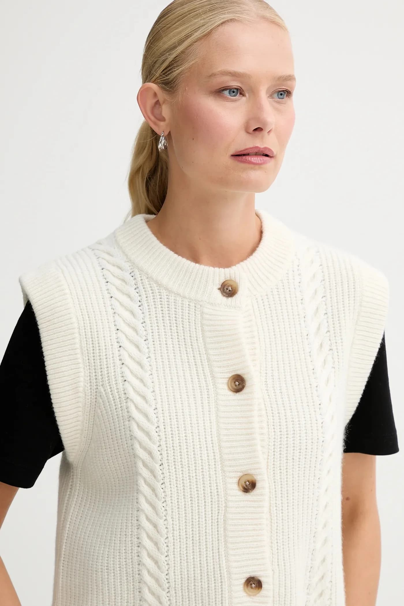 Жилет с добавлением шерсти - фото 4