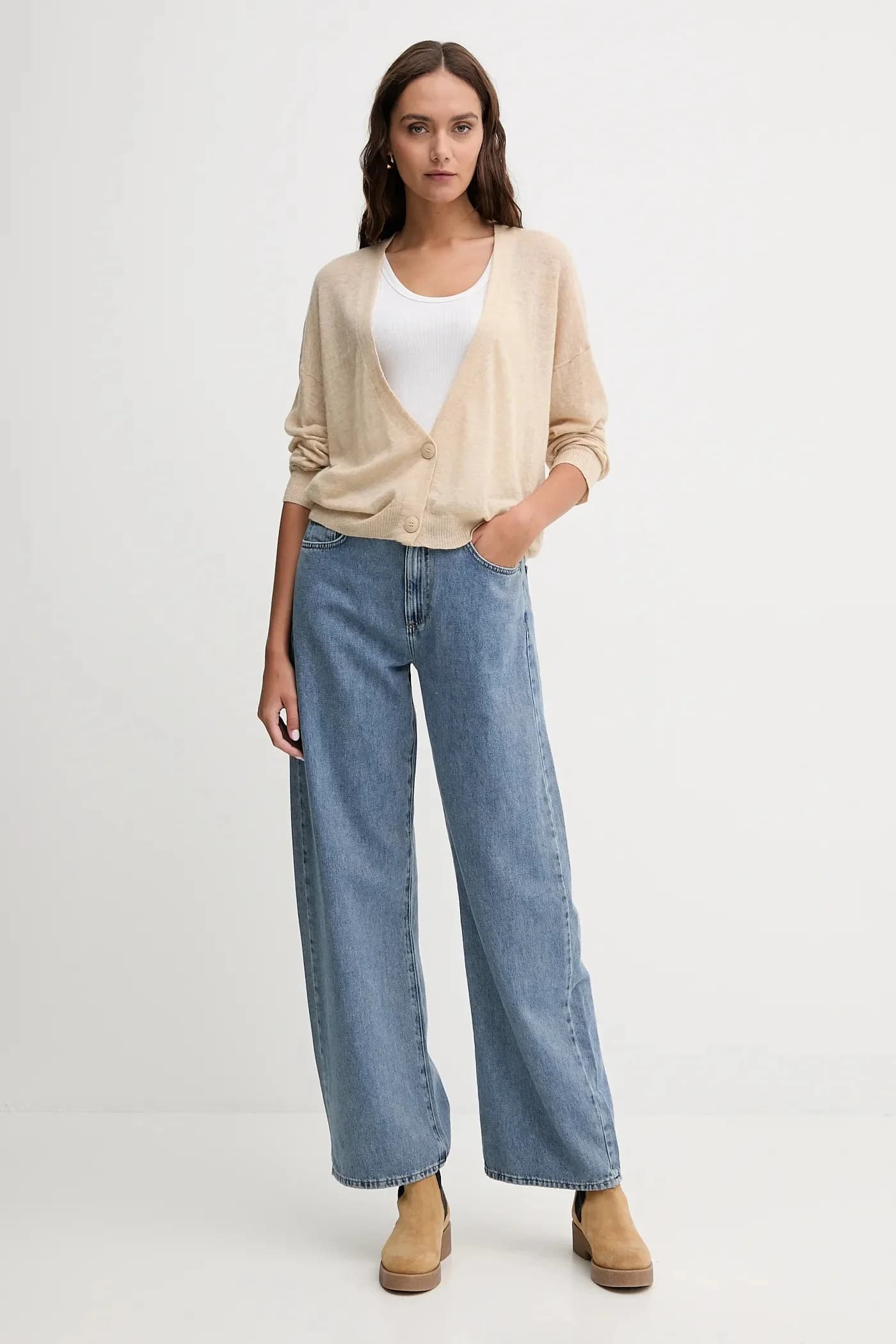 Кардиган с шерстью - фото 2