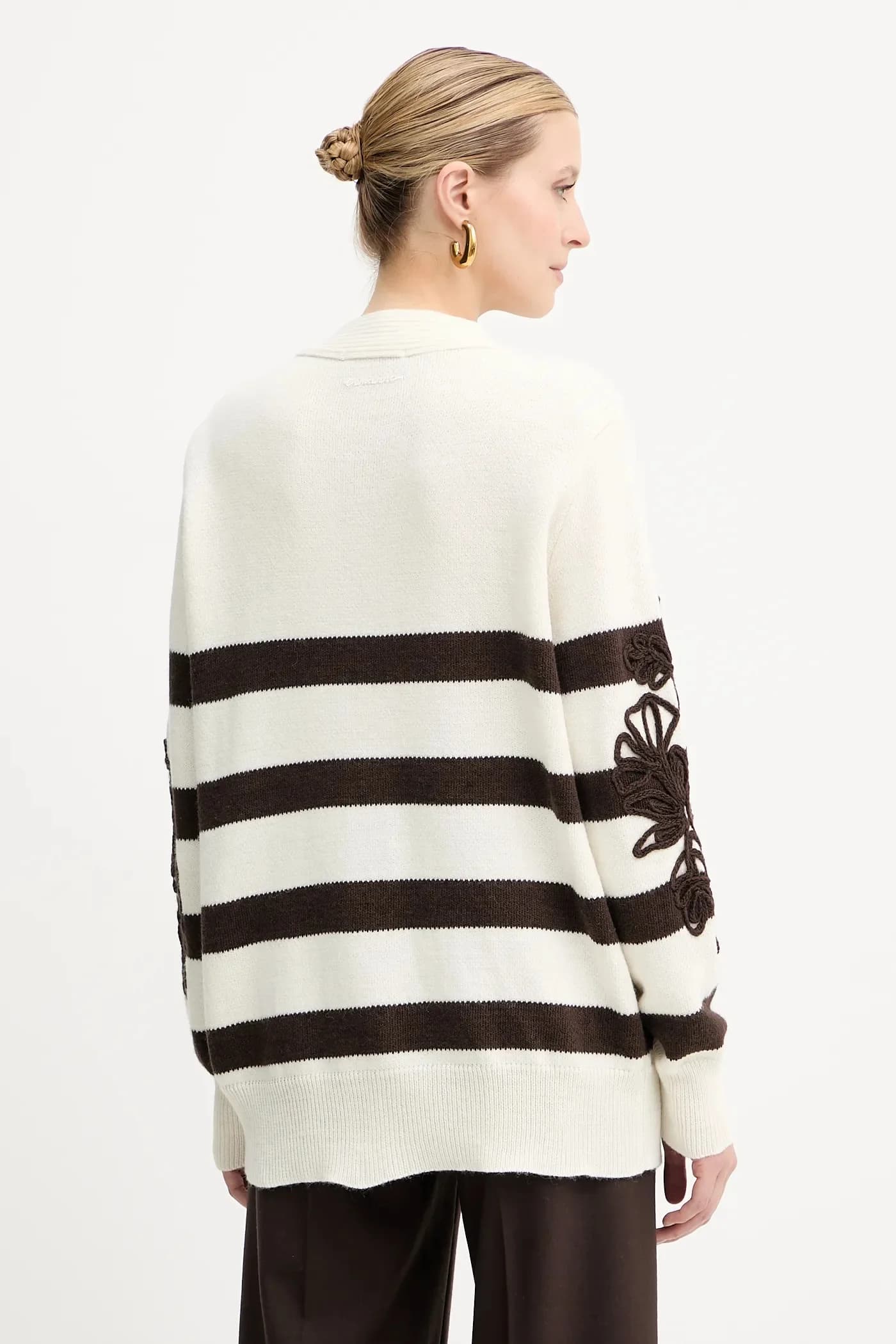 Кардиган из смесовой шерсти - фото 3