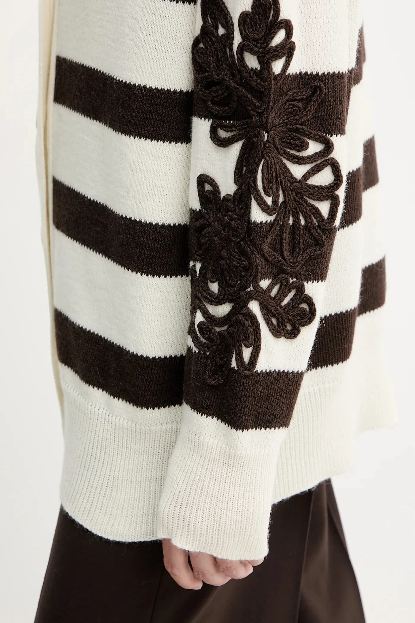 Кардиган из смесовой шерсти - фото 6