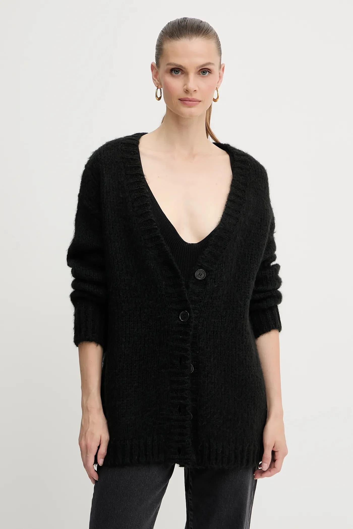 Кардиган LETSOSA из смесовой шерсти