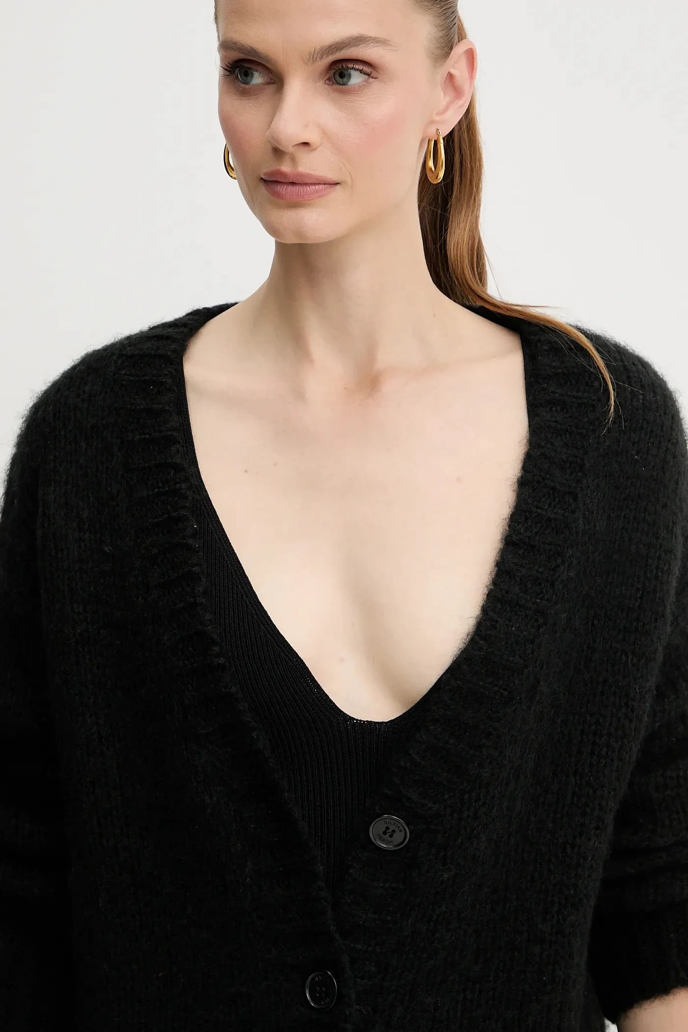 Кардиган LETSOSA из смесовой шерсти - фото 4