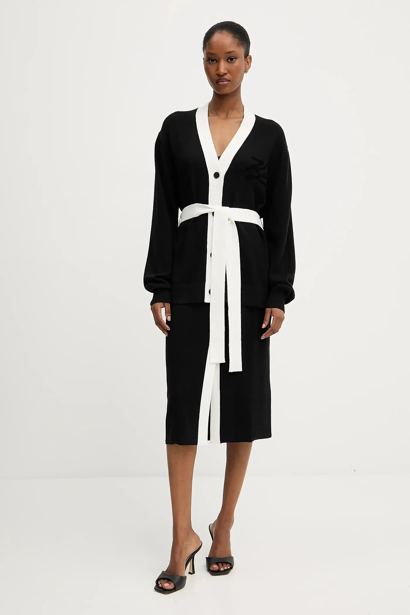 Кардиган из смесовой шерсти - фото 2