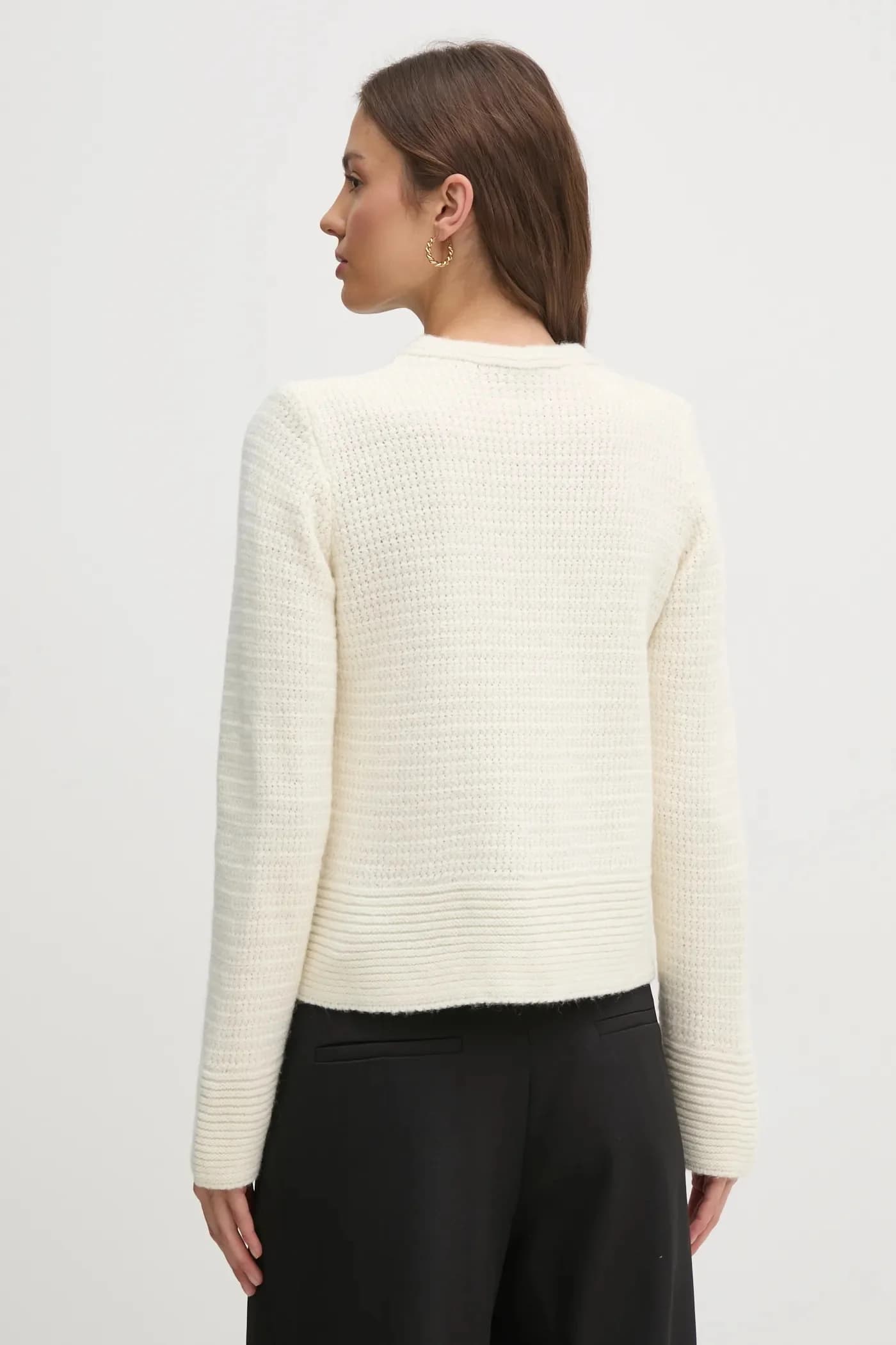 Кардиган из смесовой шерсти - фото 3