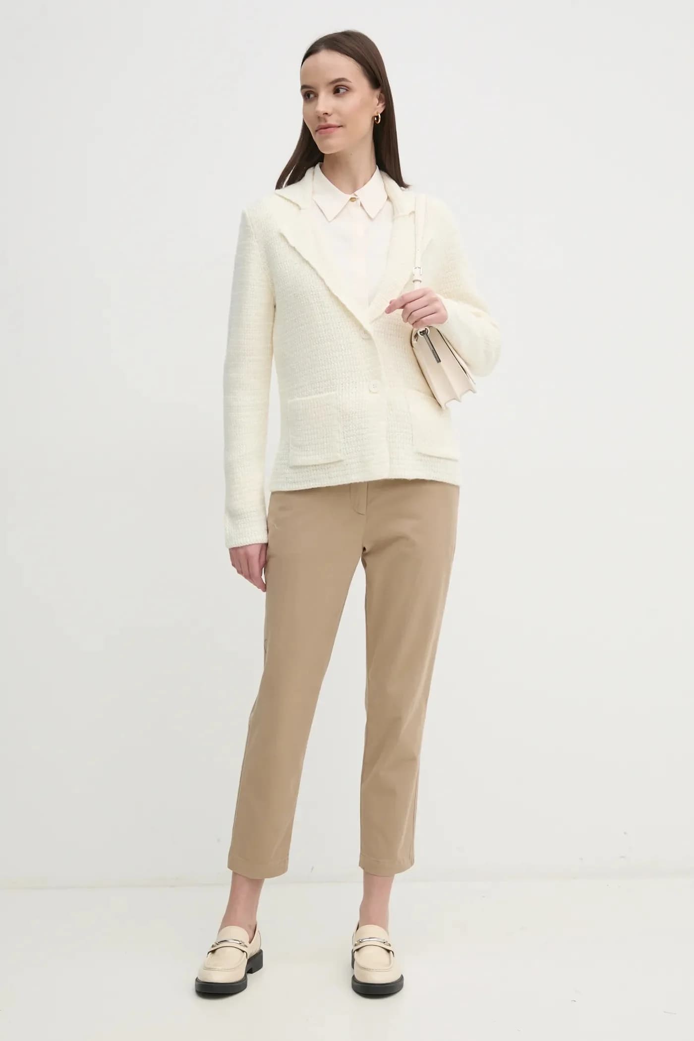 Кардиган из смесовой шерсти - фото 2