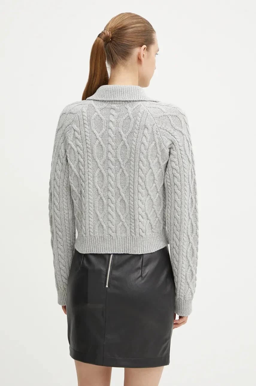 Кардиган из смесовой шерсти - фото 3