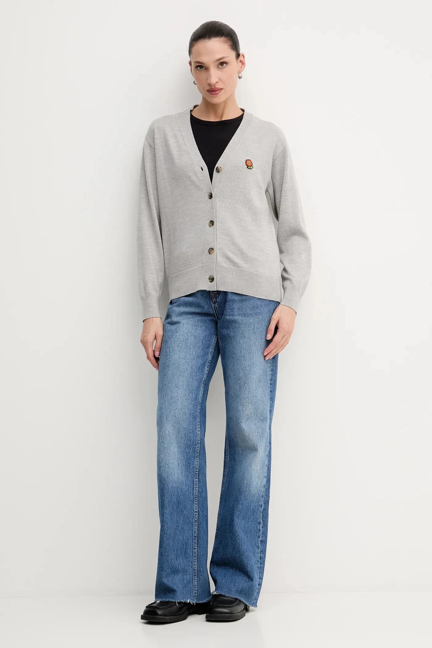 Шерстяной кардиган в стиле поп-музыки - фото 2