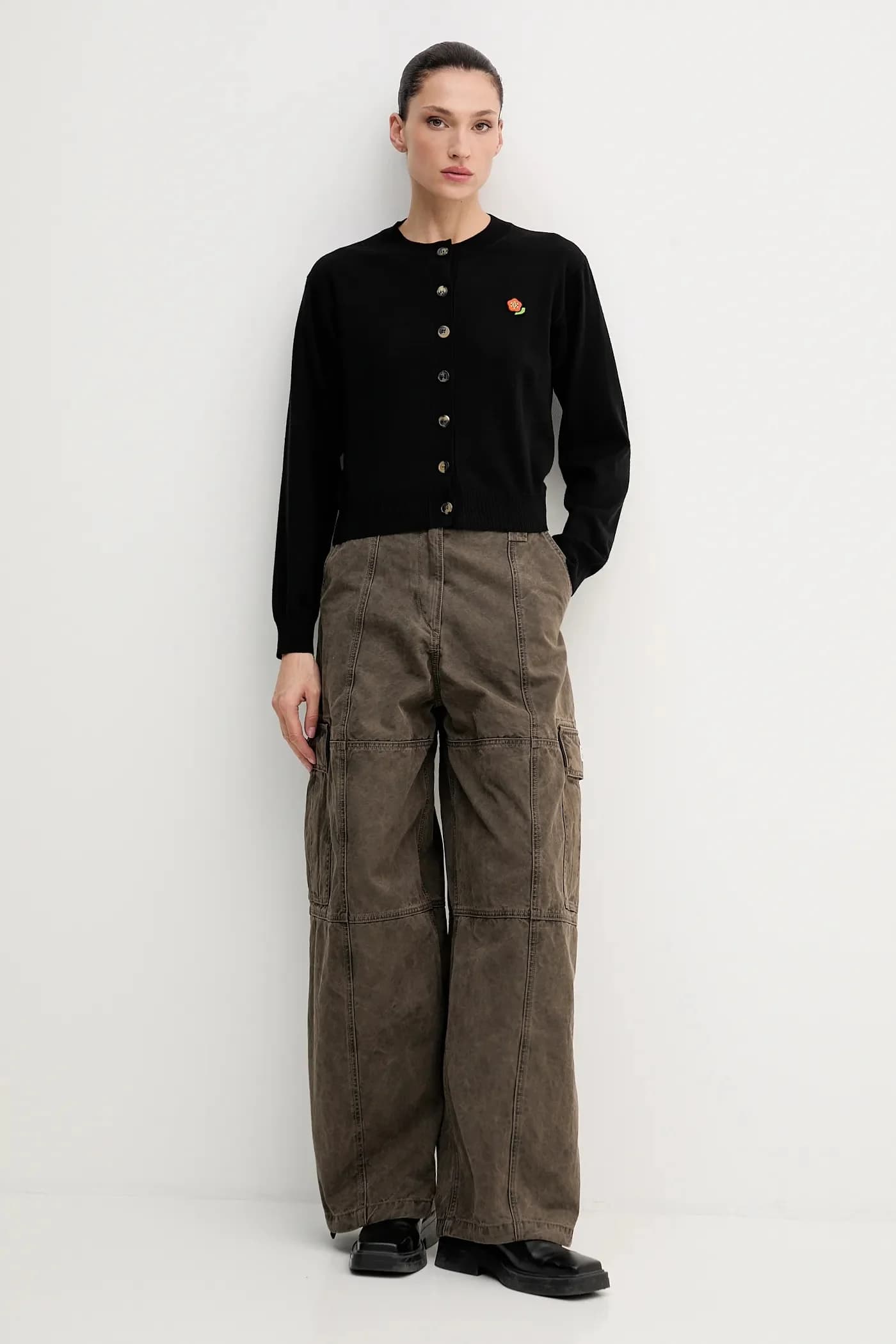 Шерстяной кардиган в стиле поп-музыки - фото 2