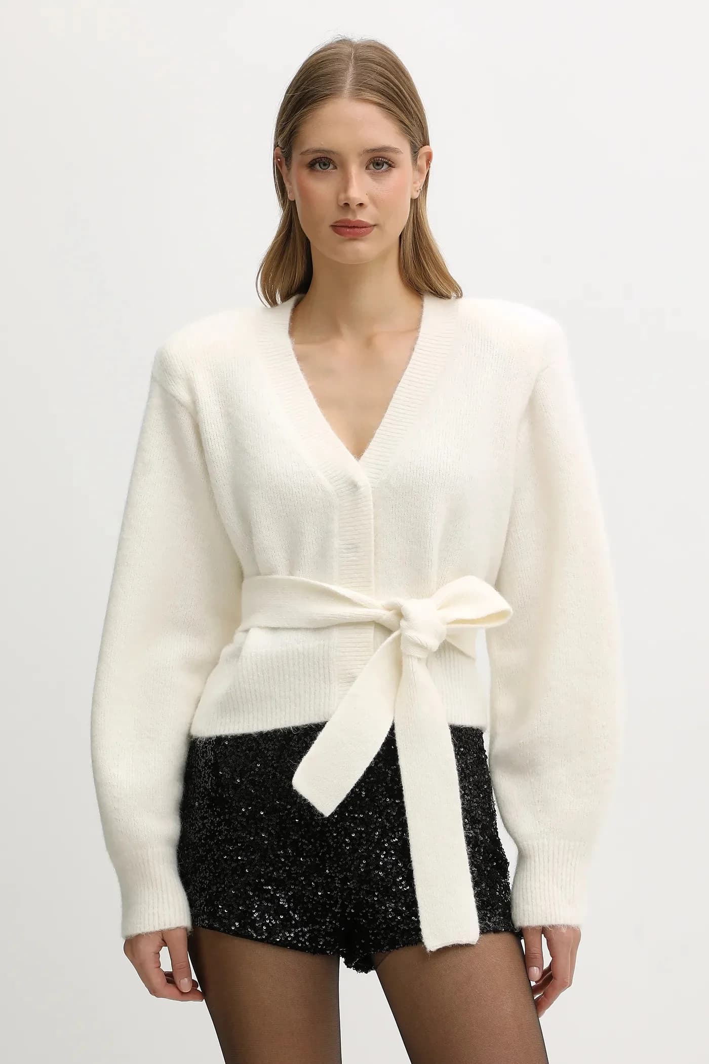 Кардиган с шерстью