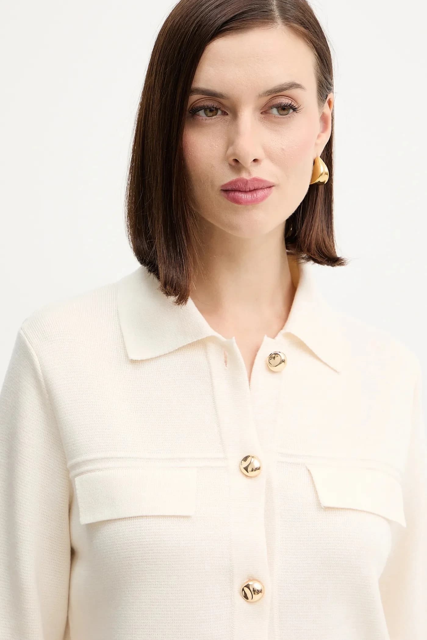 Кардиган из смесовой шерсти - фото 4