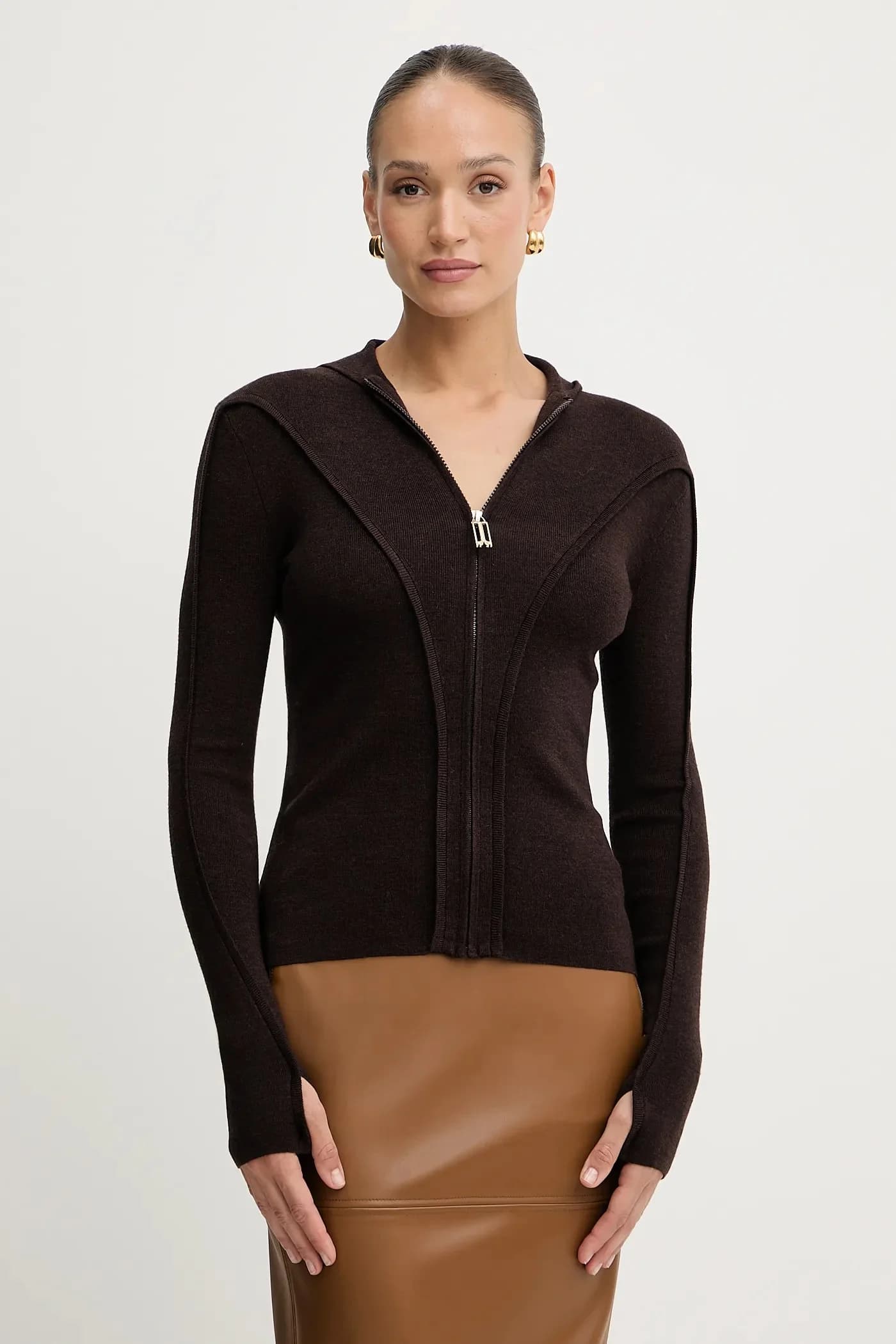 Шерстяной кардиган