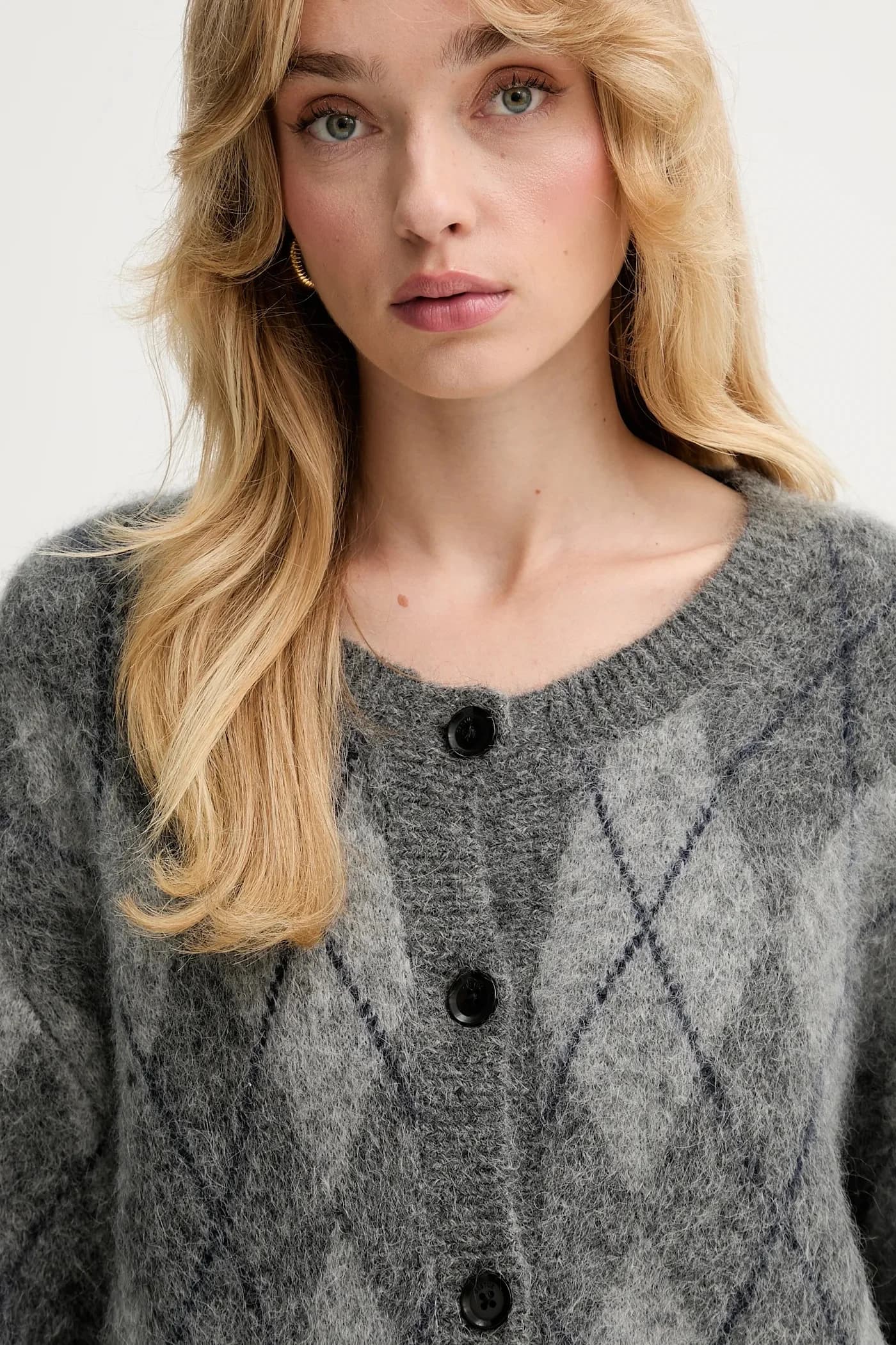 Шерстяной кардиган - фото 4