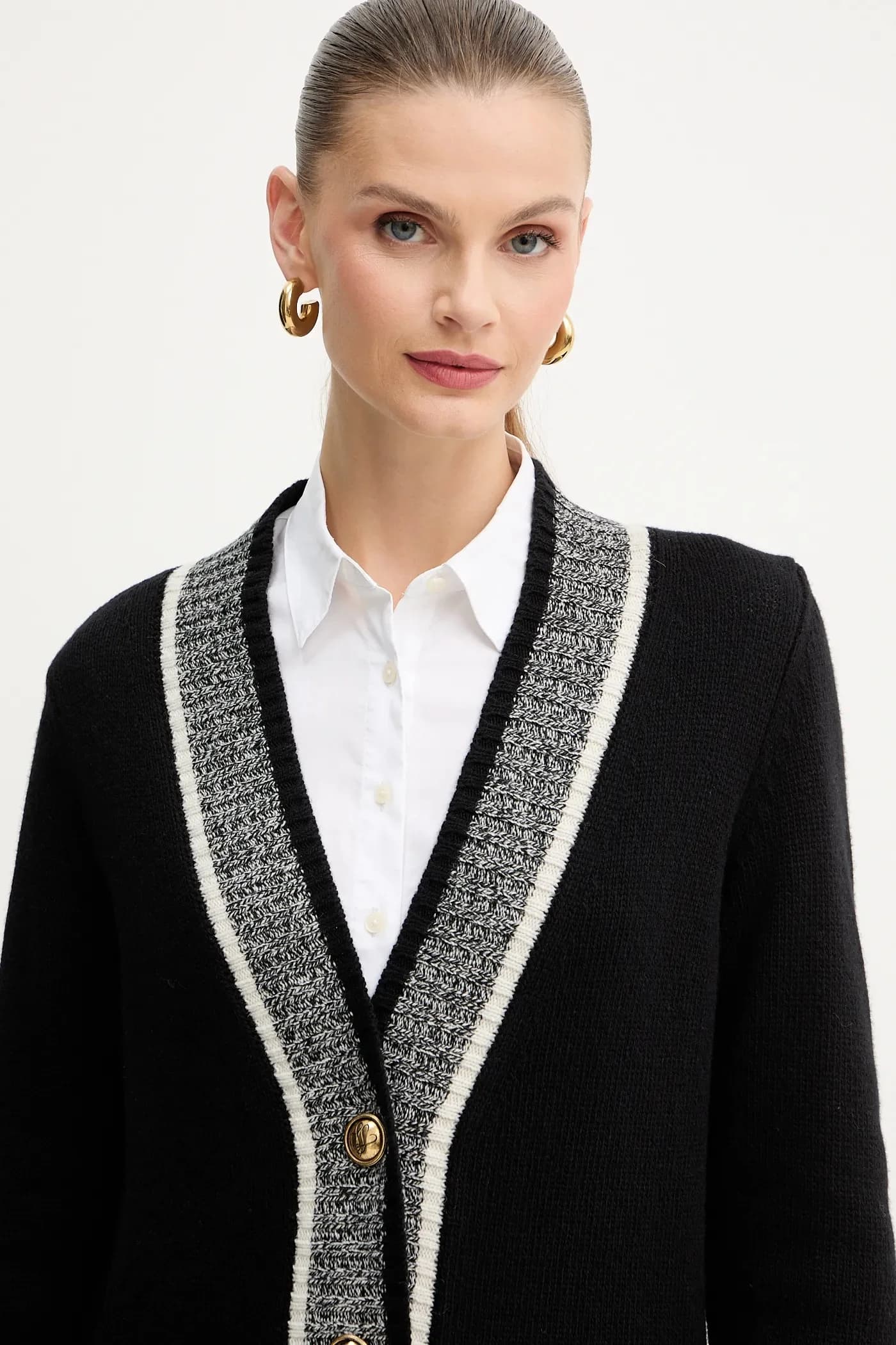 Шерстяной кардиган - фото 4