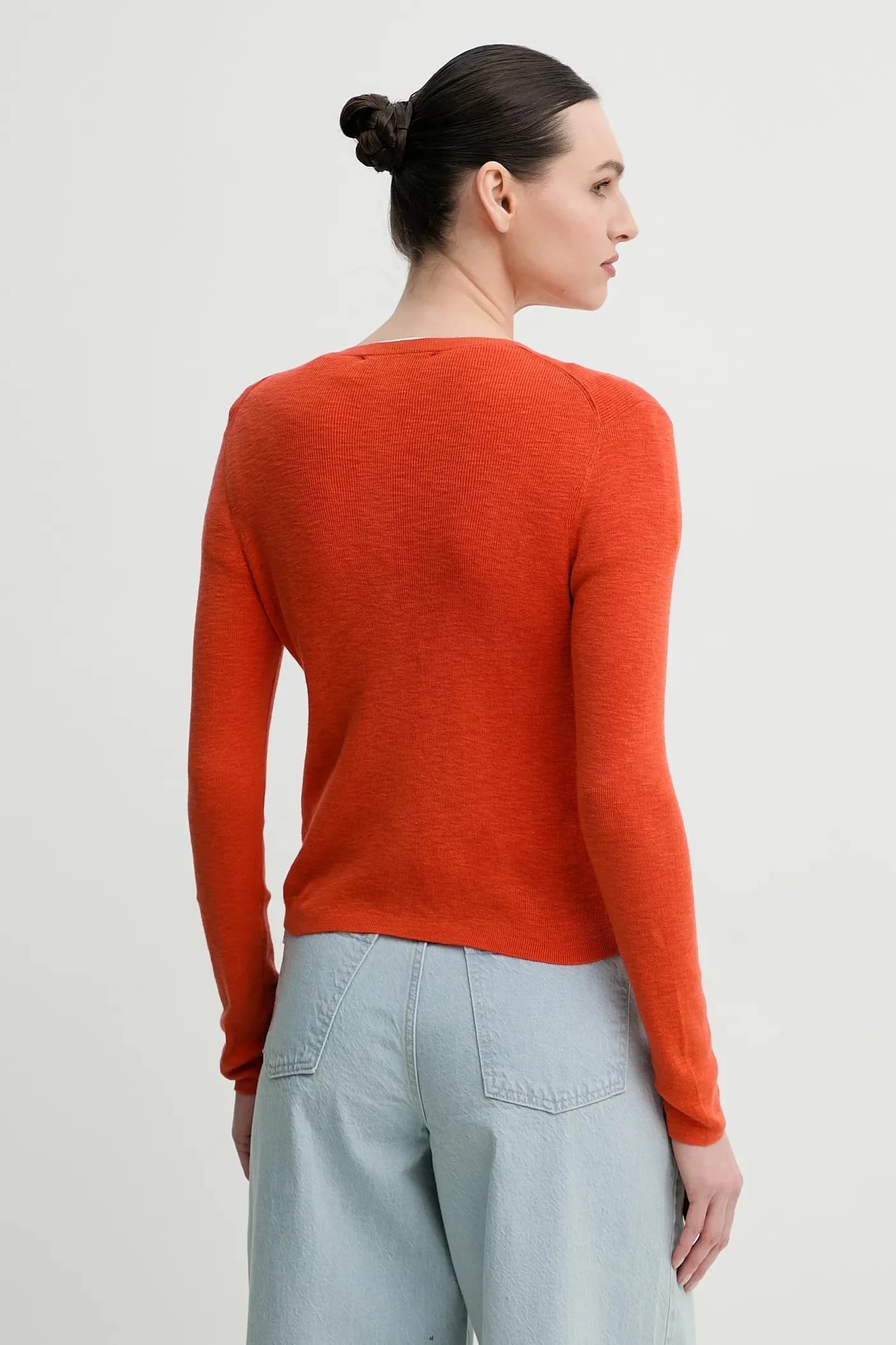 Кардиган из смесового льна - фото 3