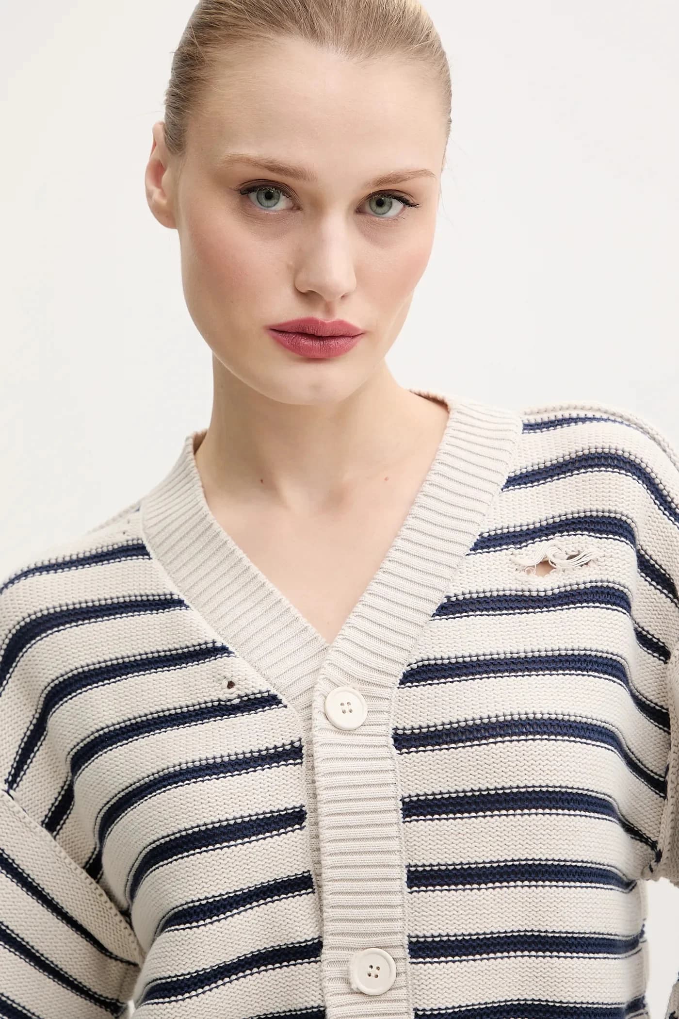 Хлопковый кардиган - фото 4