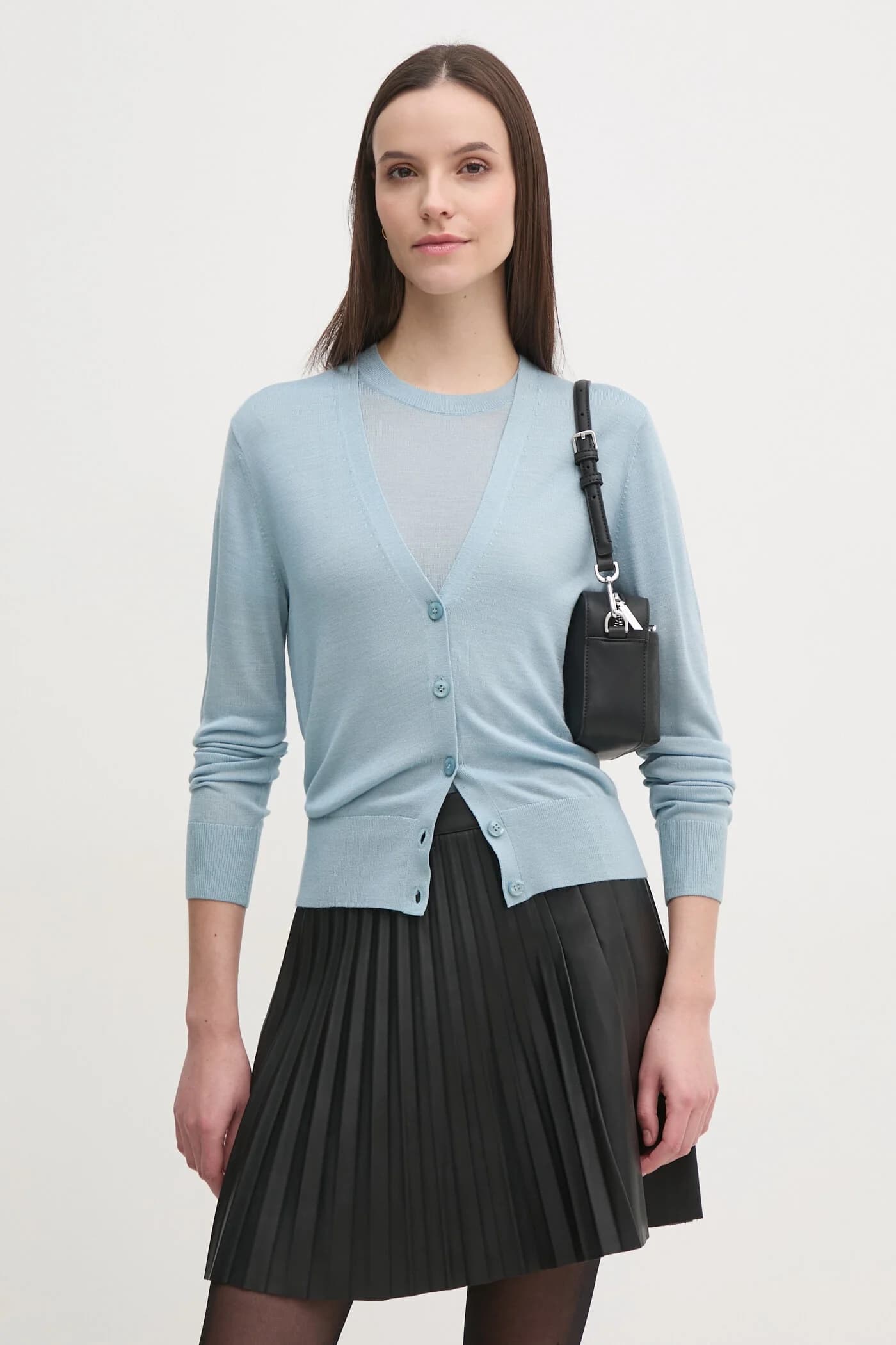 Кардиган из смесовой шерсти