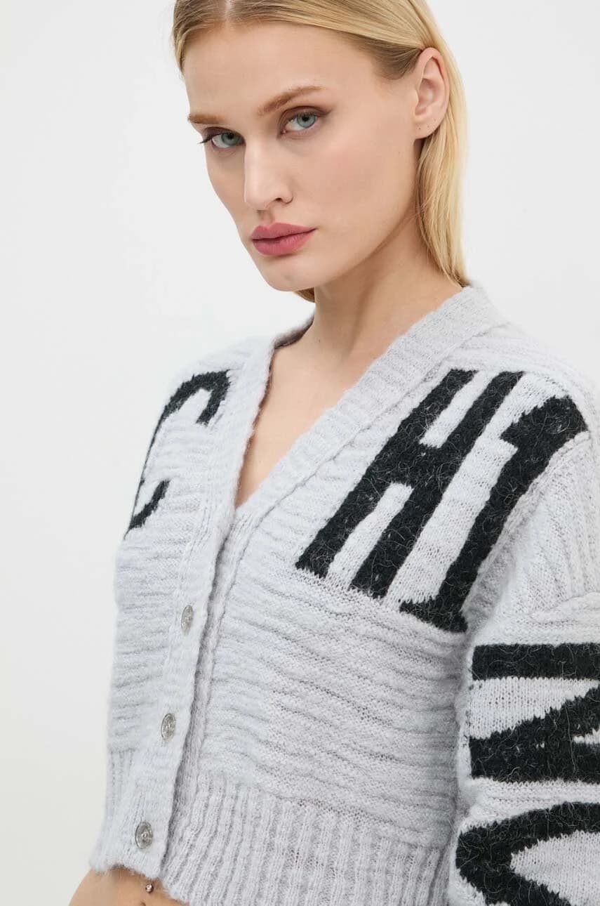 Кардиган из смесовой шерсти - фото 4