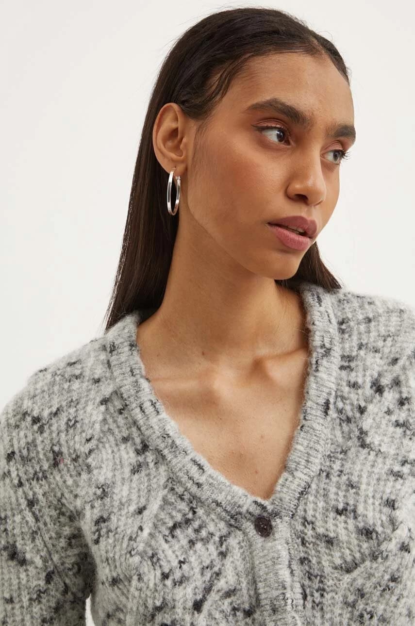 Кардиган из смесовой шерсти - фото 4