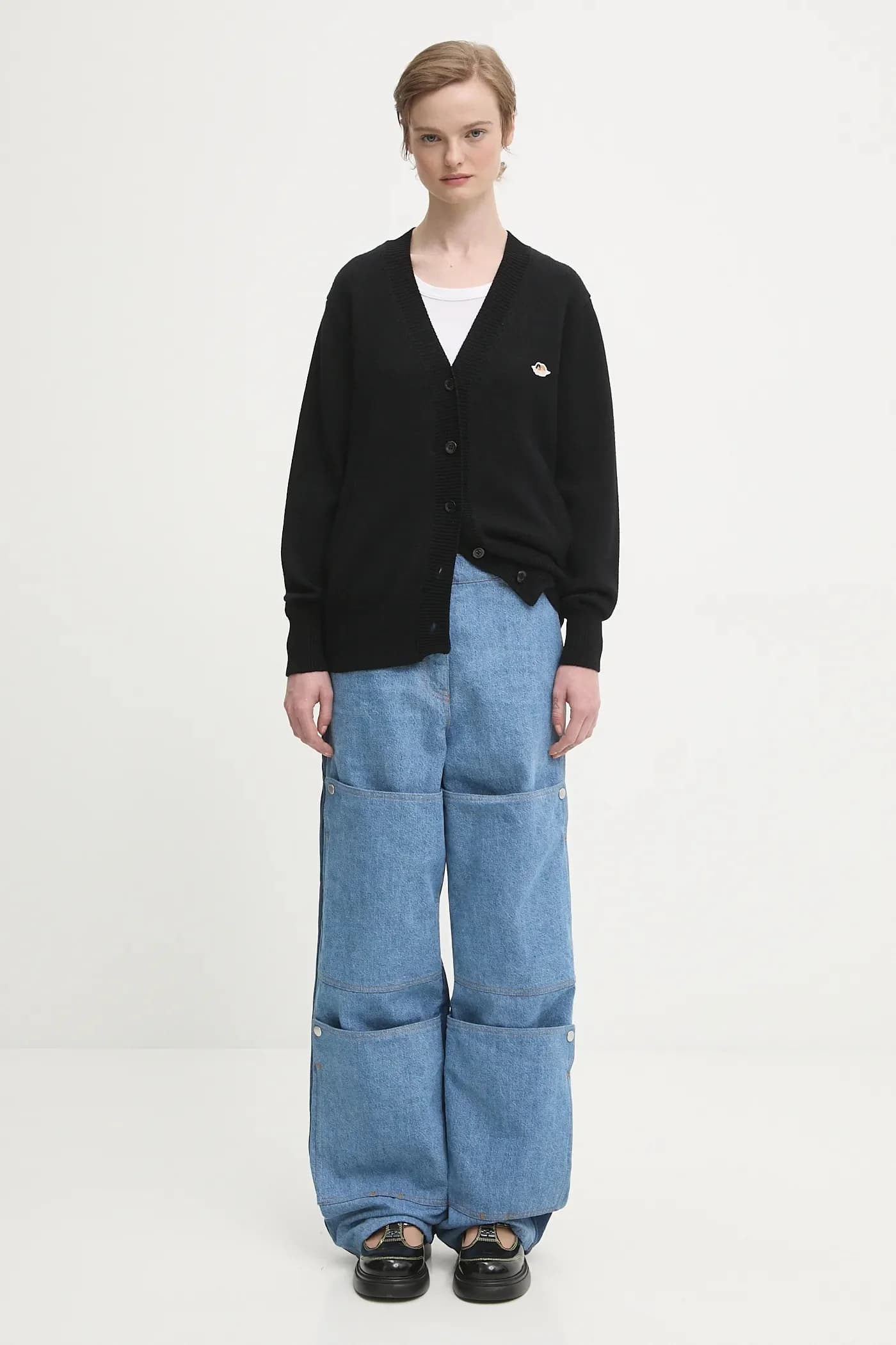 Кардиган из мериносовой шерсти Angel Patch - фото 5