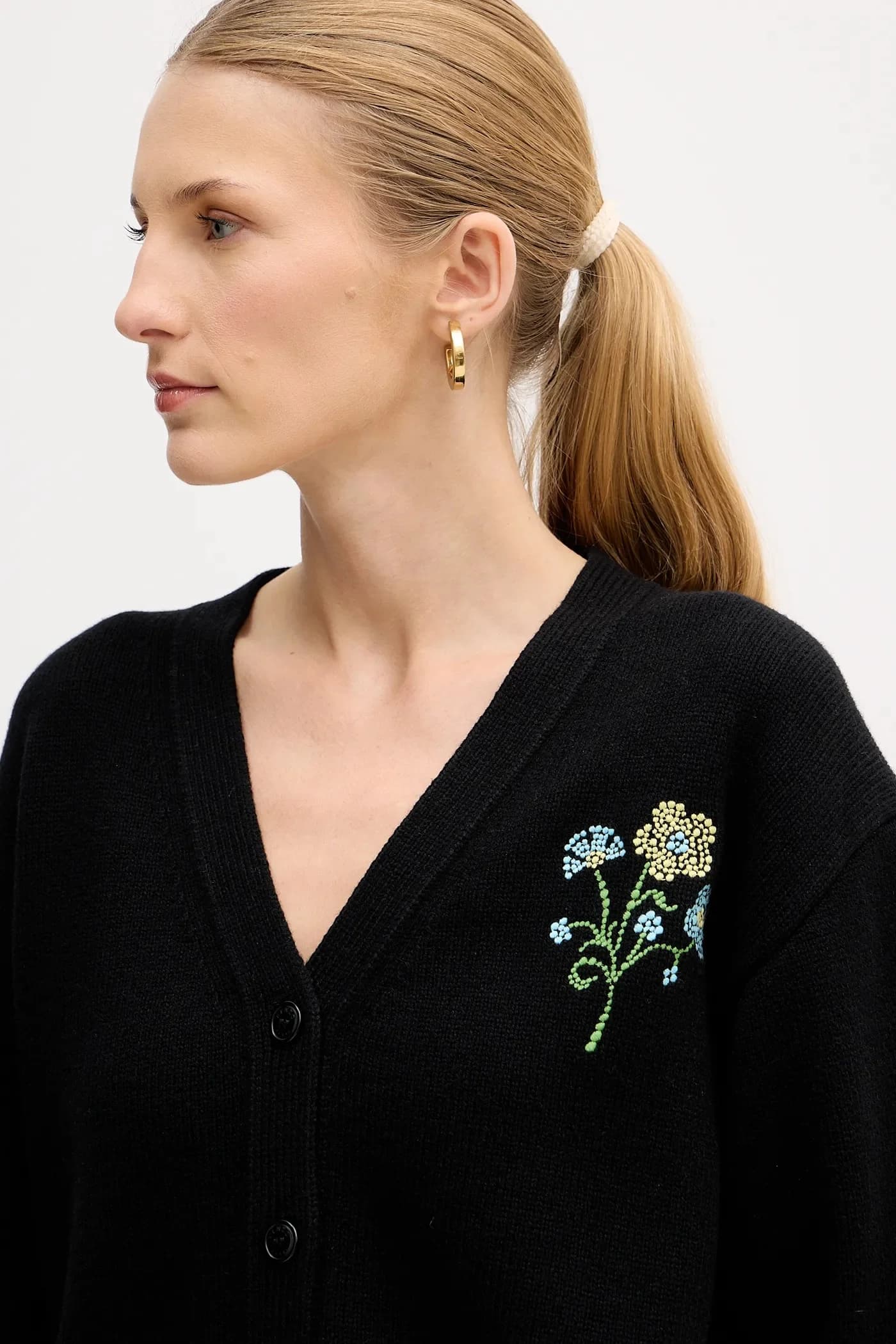 Шерстяной кардиган Jungle Flower - фото 4